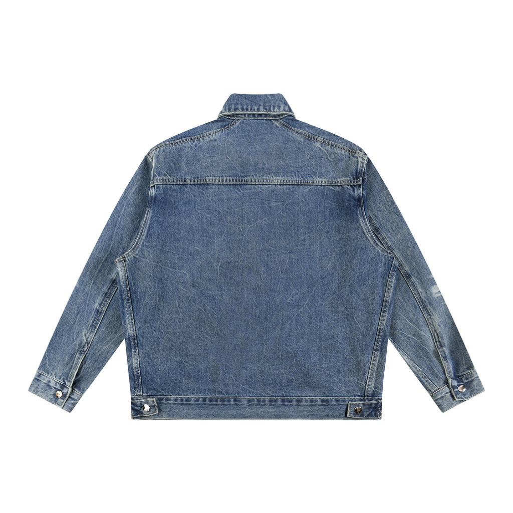 VINTAGE WASHED DENIM JACKET