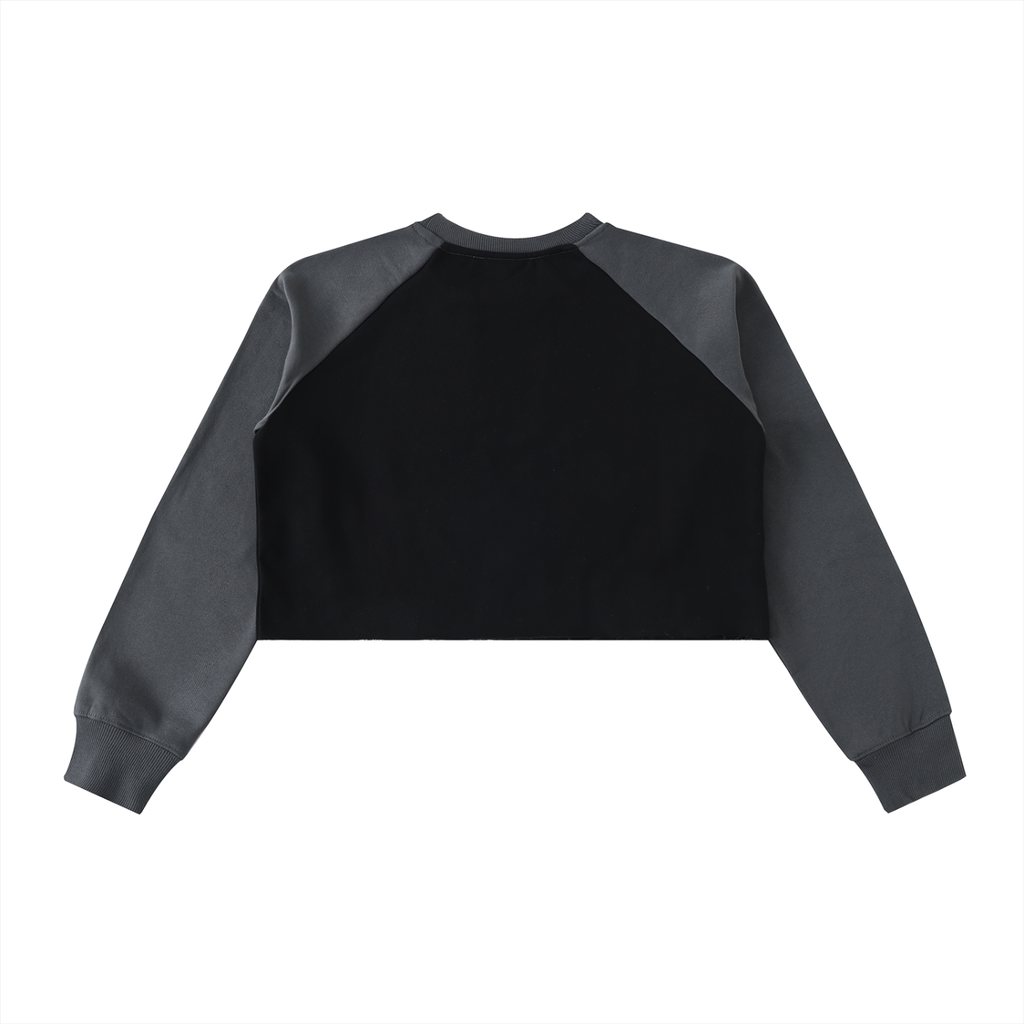 WOMEN'S CROPPED RAGLAN SWEATSHIRT
