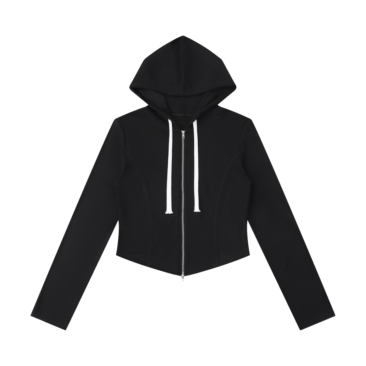 WOMEN'S SLIM ZIPPER HOODIE