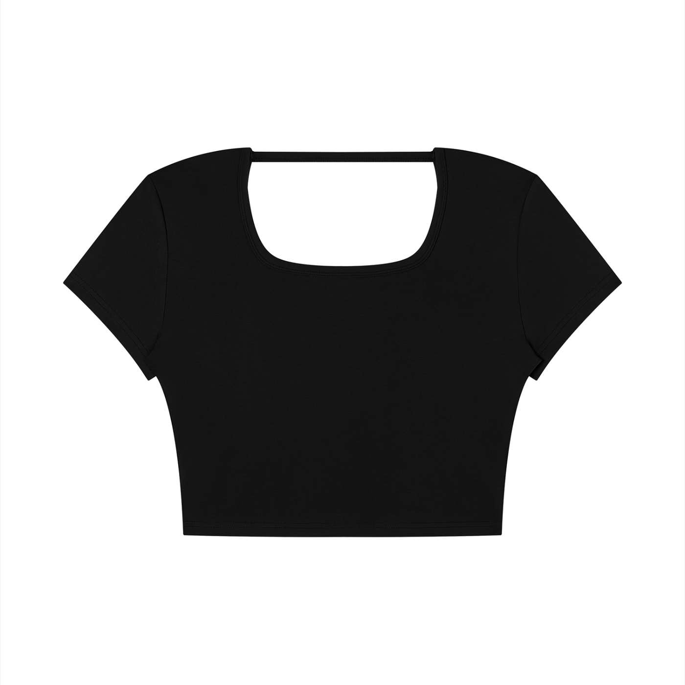 WOMEN'S SQUARE NECK CROP TOP