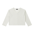WOMEN'S RAW HEM LONGSLEEVE