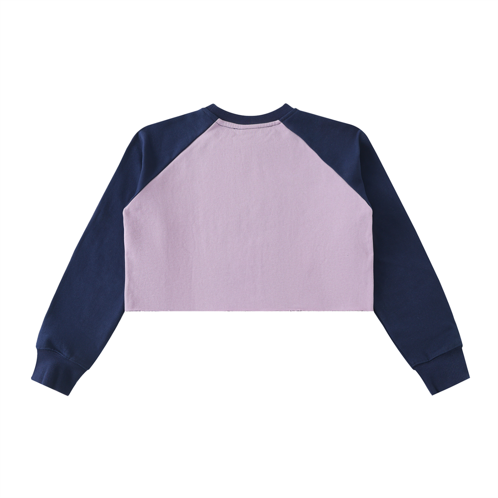 WOMEN'S CROPPED RAGLAN SWEATSHIRT