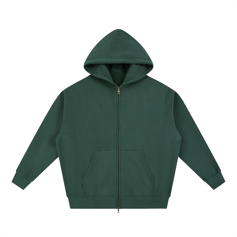 DOUBLE ZIPPER HOODIES