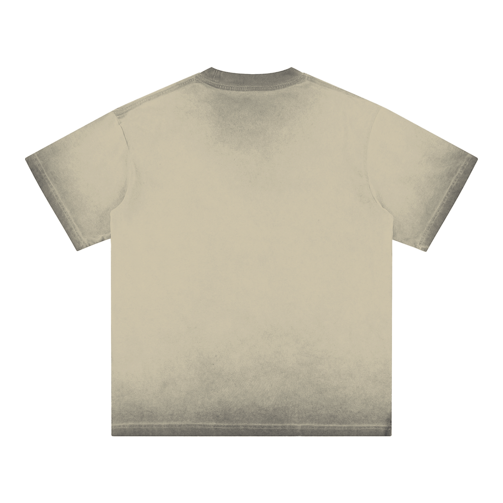 REVERSE DYED 100% COTTON T-SHIRT