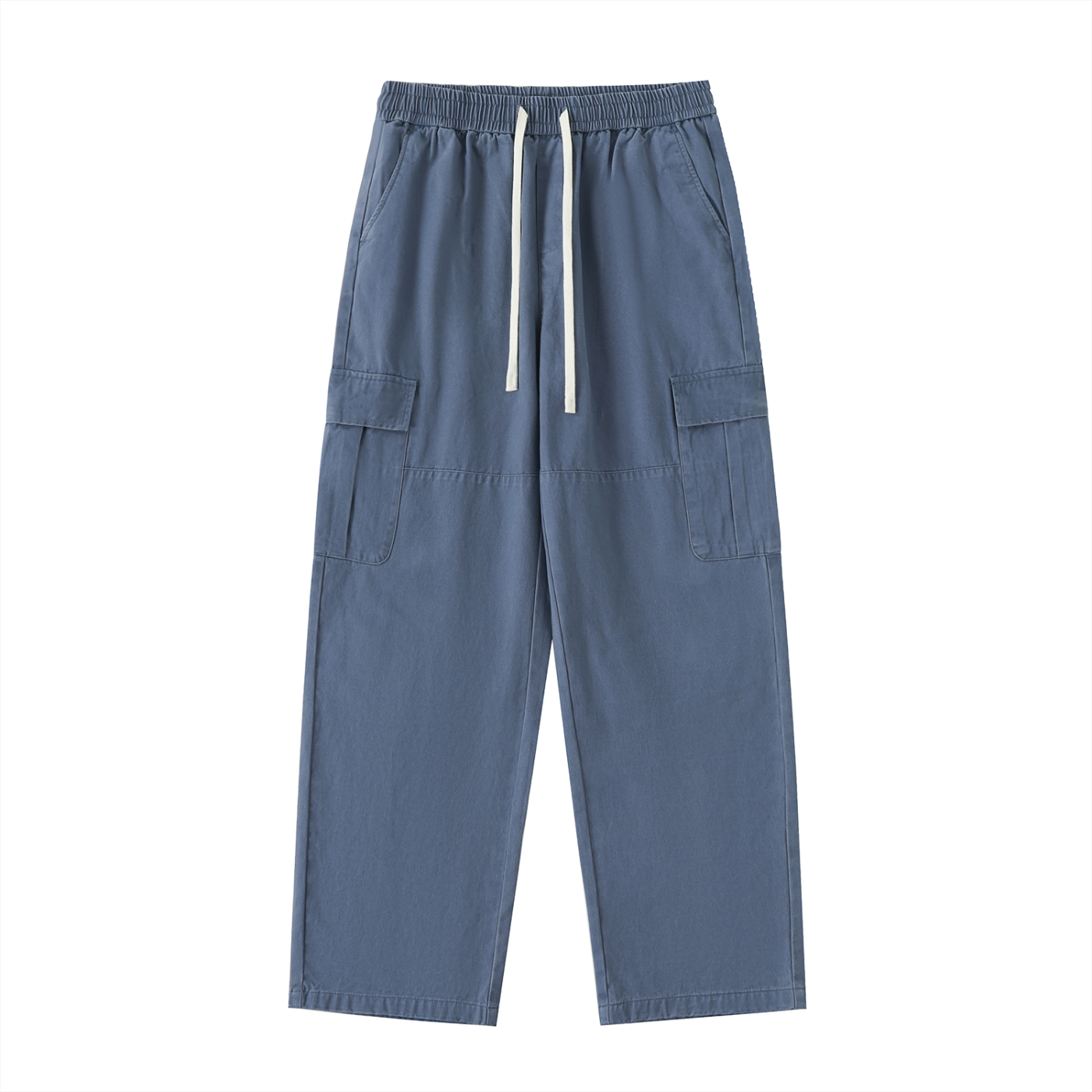 100% COTTON DRAWSTRING CARGO PANTS