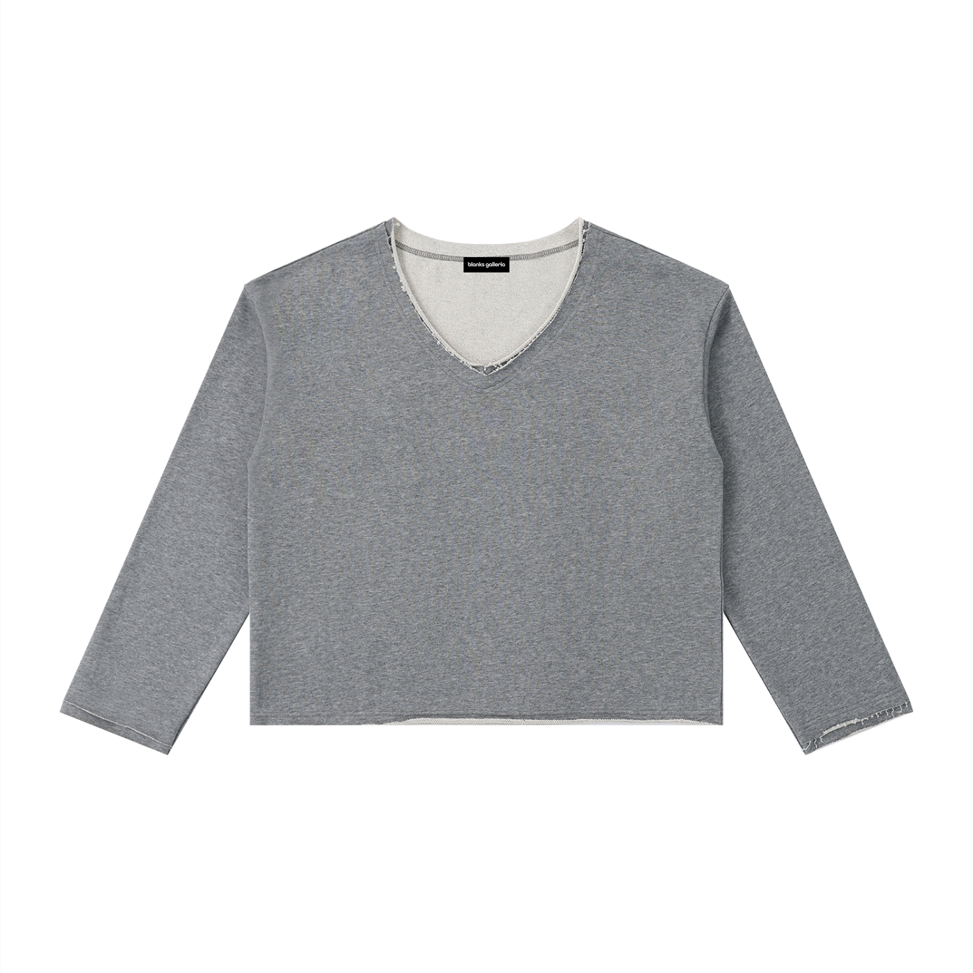 WOMEN'S RAW HEM LONGSLEEVE