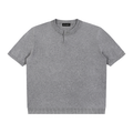 100% COTTON KNIT HENLEY