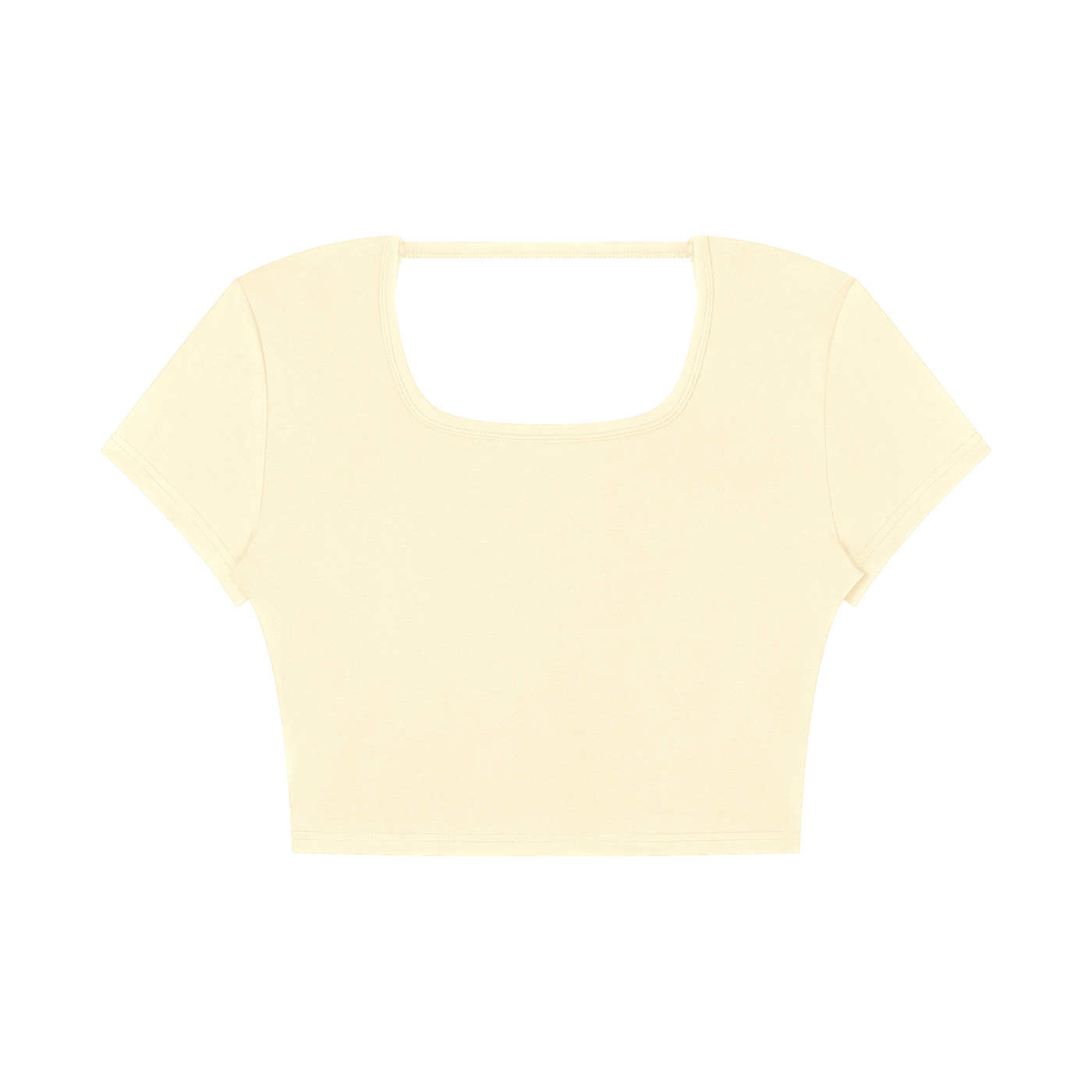 WOMEN'S SQUARE NECK CROP TOP