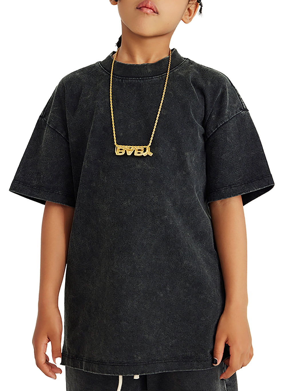 KIDS 100% COTTON WASHED T-SHIRT