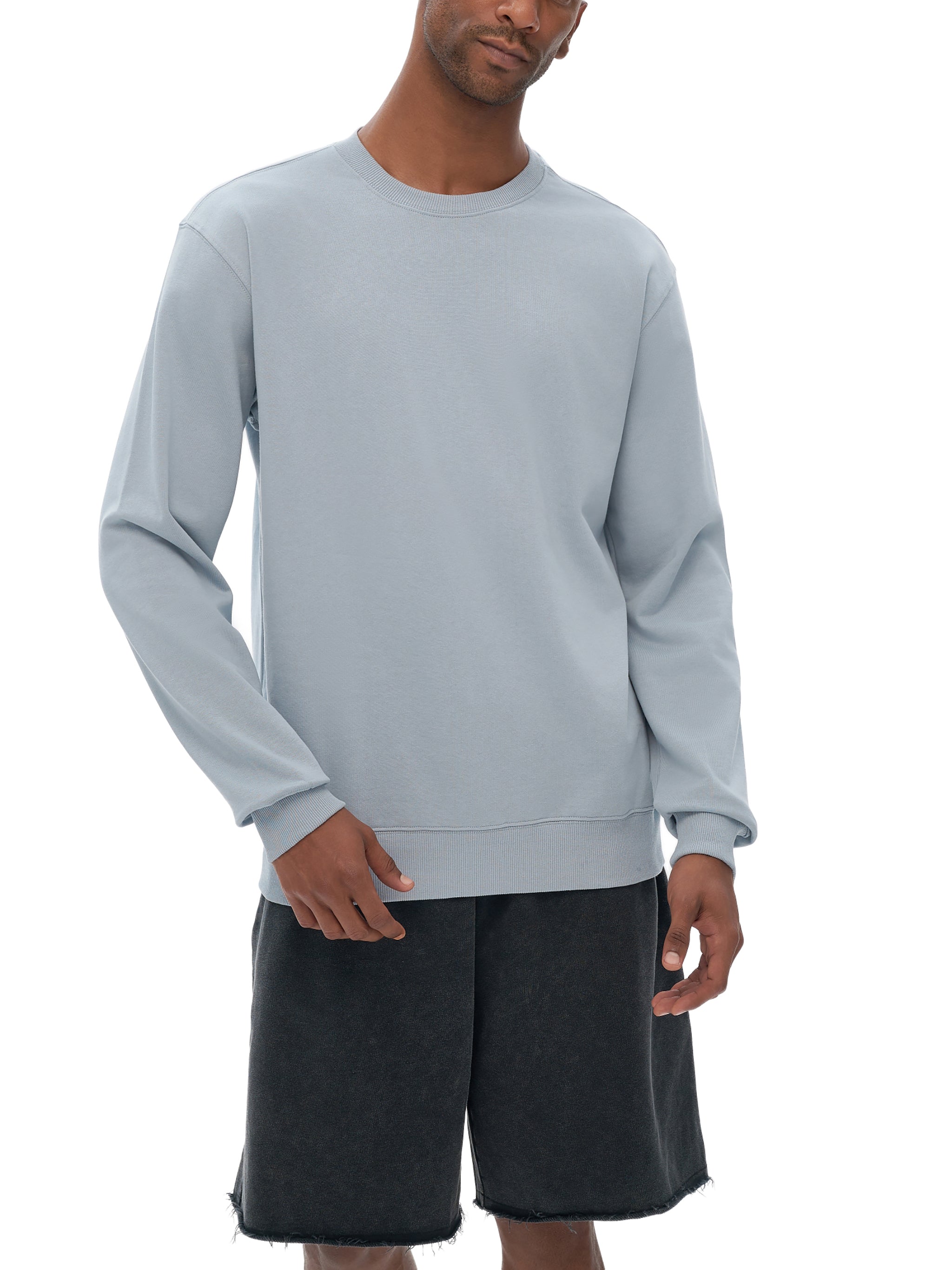 100% COTTON CREWNECK SWEATSHIRT