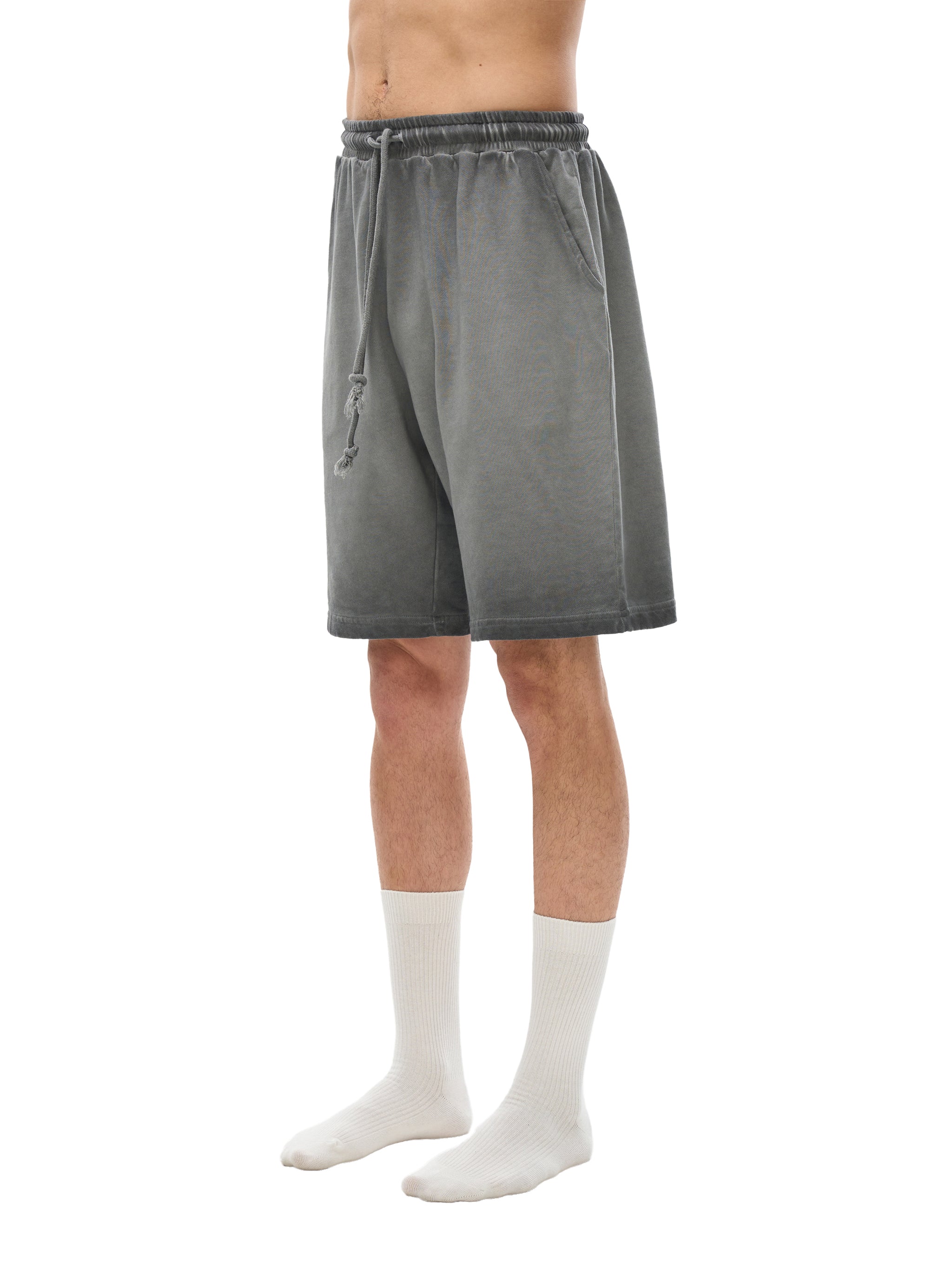 REVERSE DYED SWEATSHORTS
