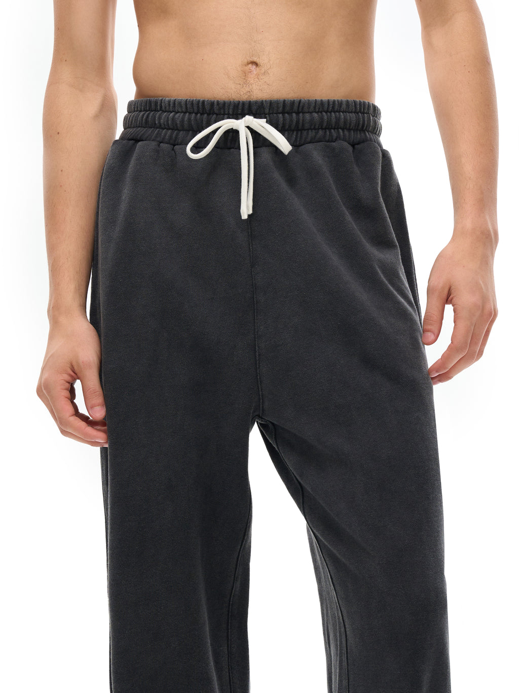 100% COTTON VINTAGE WASHED SWEATPANTS