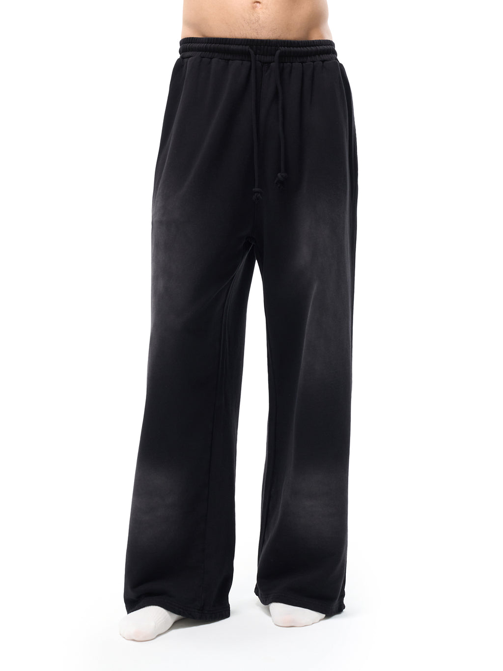 100% COTTON SUN FADED STRAIGHT PANTS