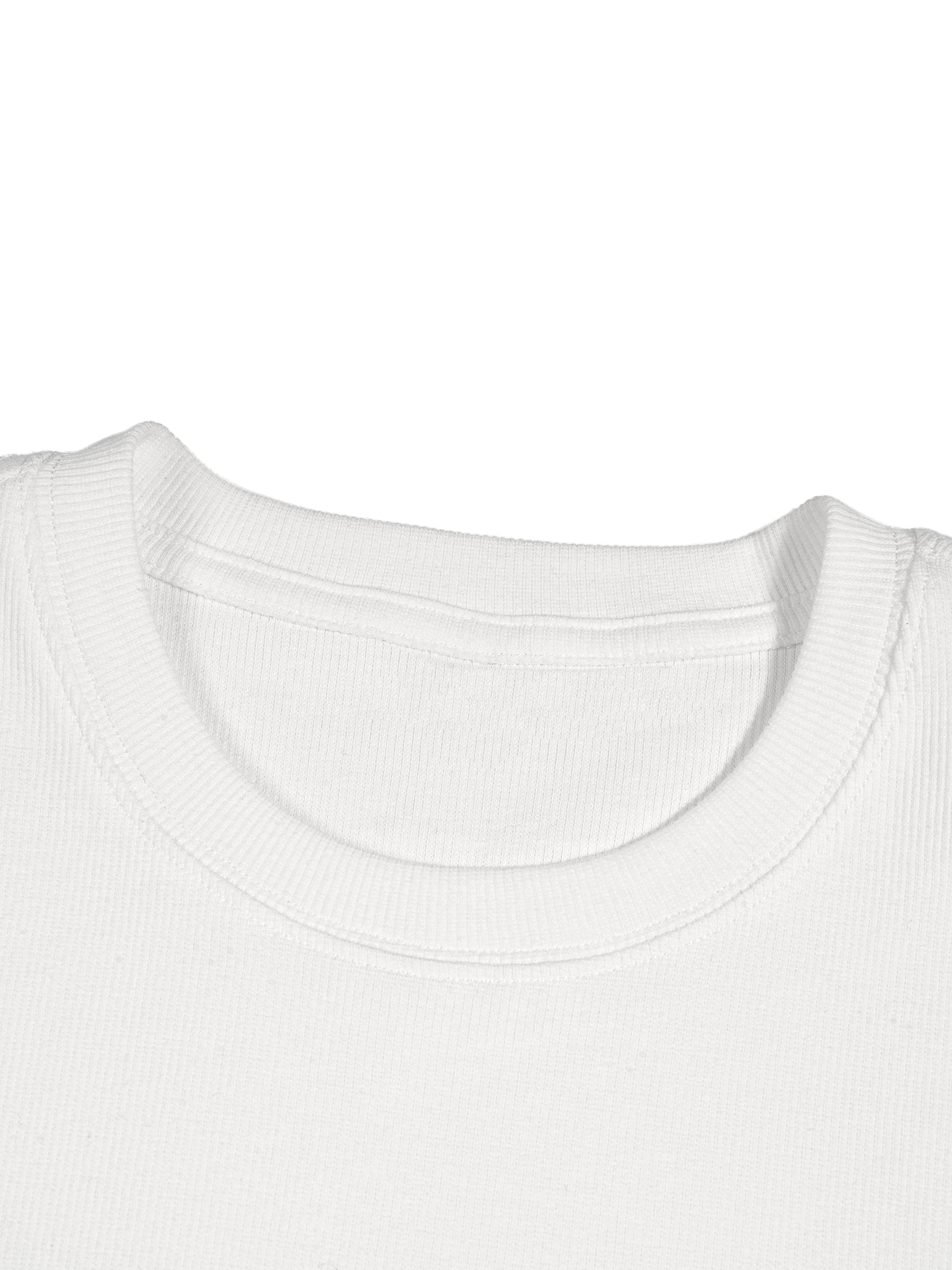 MENS RIBBED CROP TOP