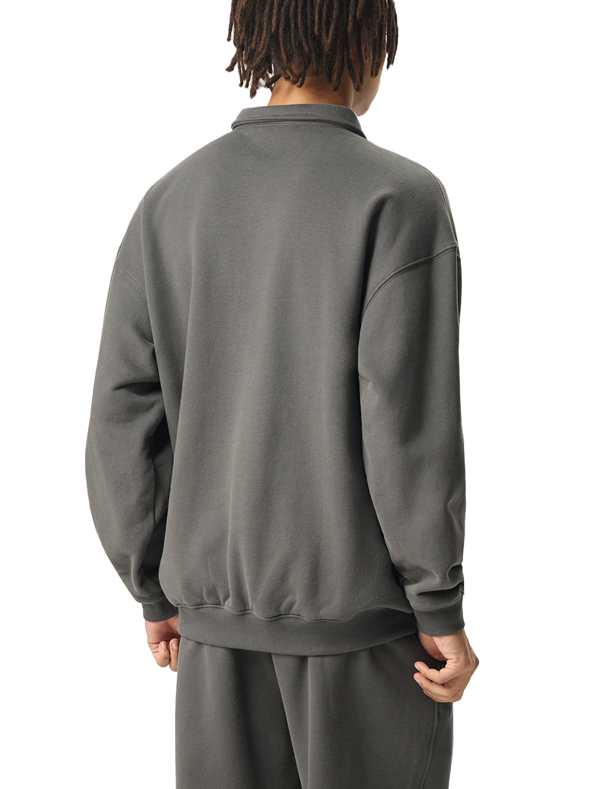 HEAVYWEIGHT POLO SWEATSHIRT