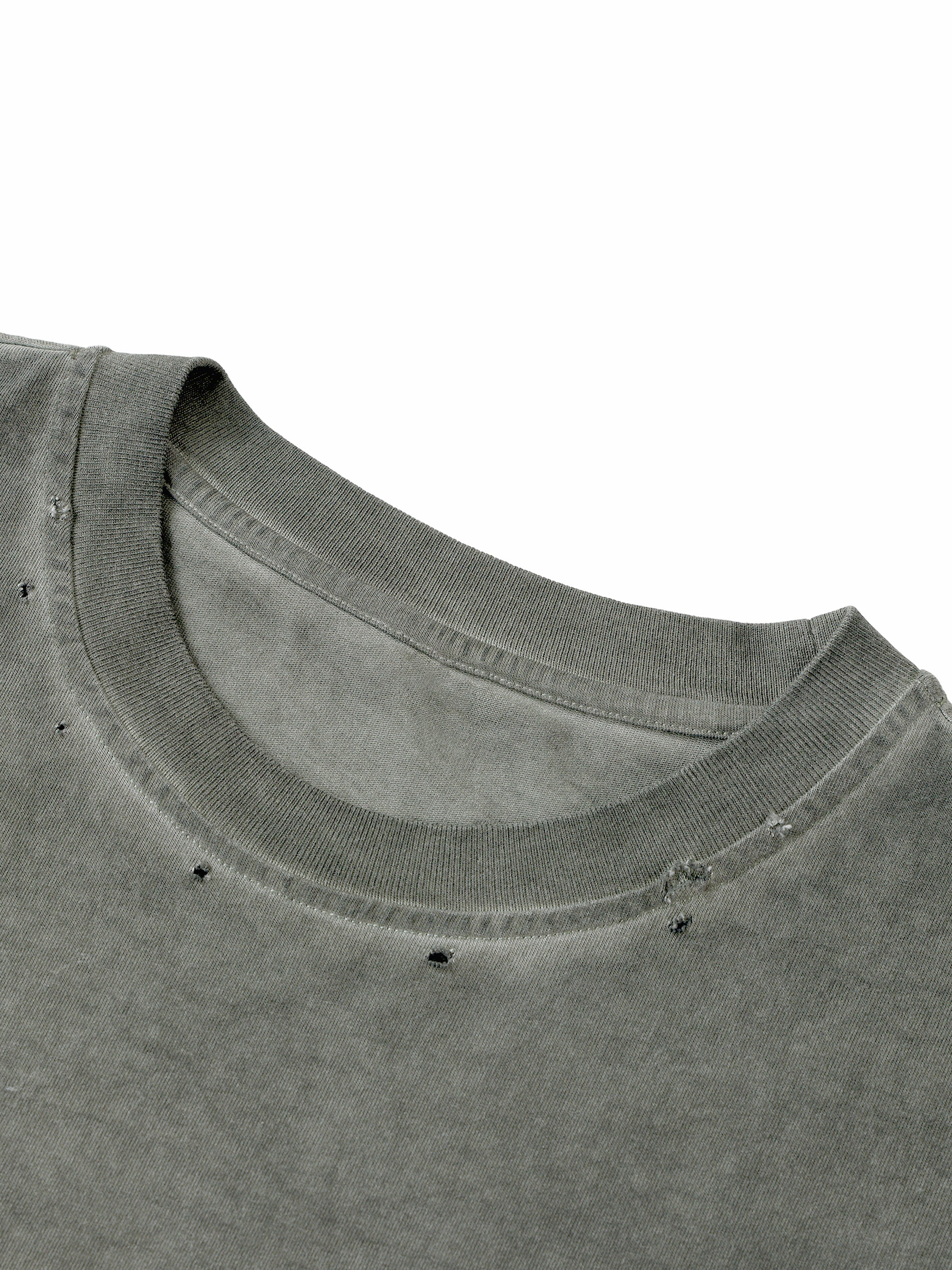 DISTRESSED GROMMET TANK TOP