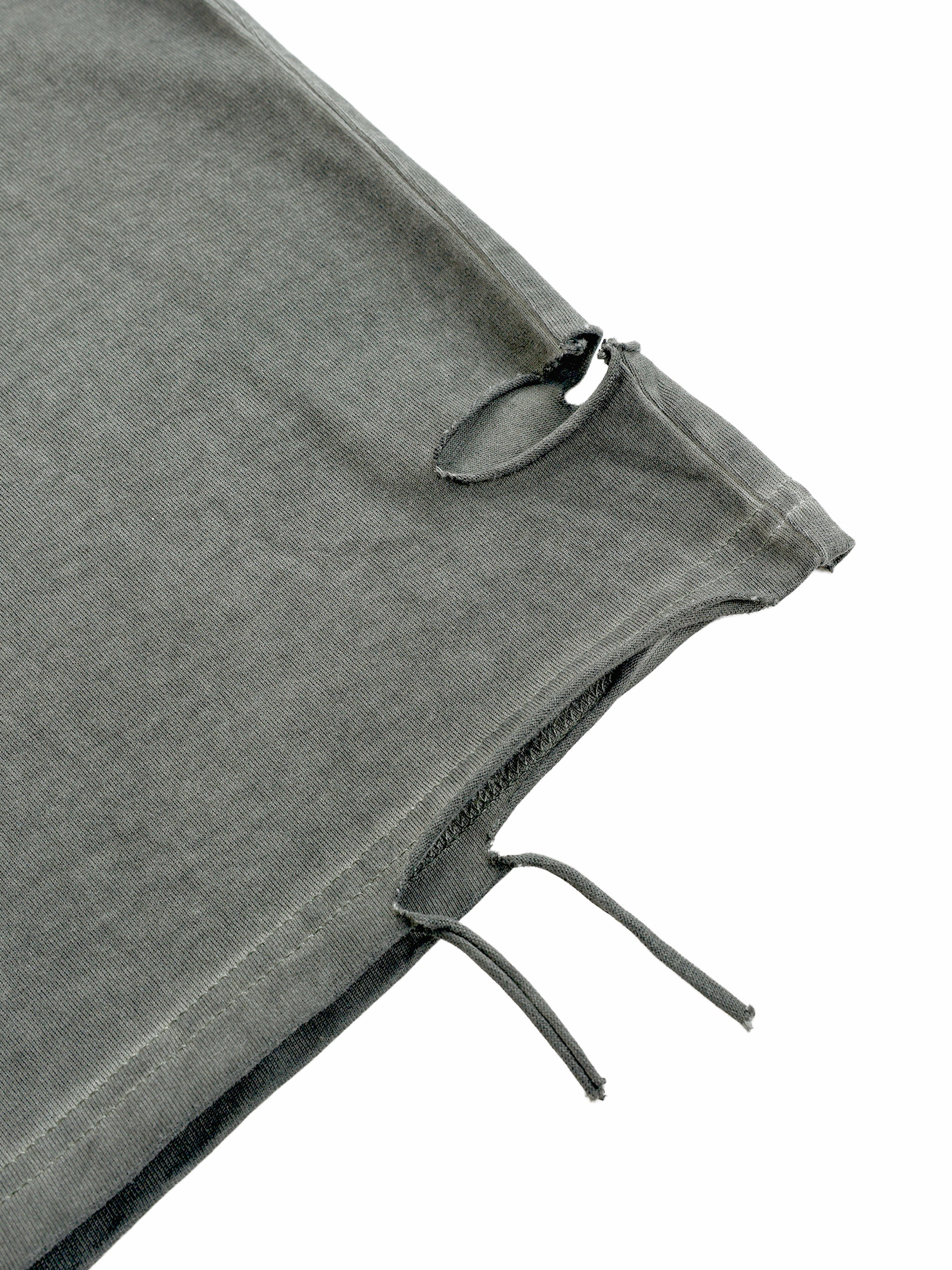 DISTRESSED GROMMET TANK TOP