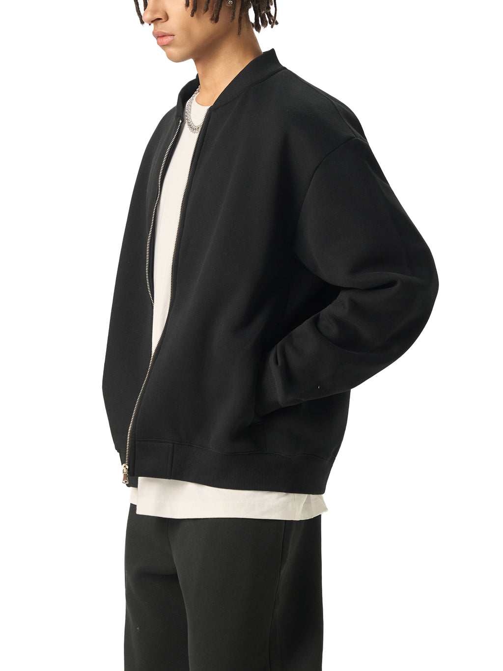 FLEECE VARSITY JACKET