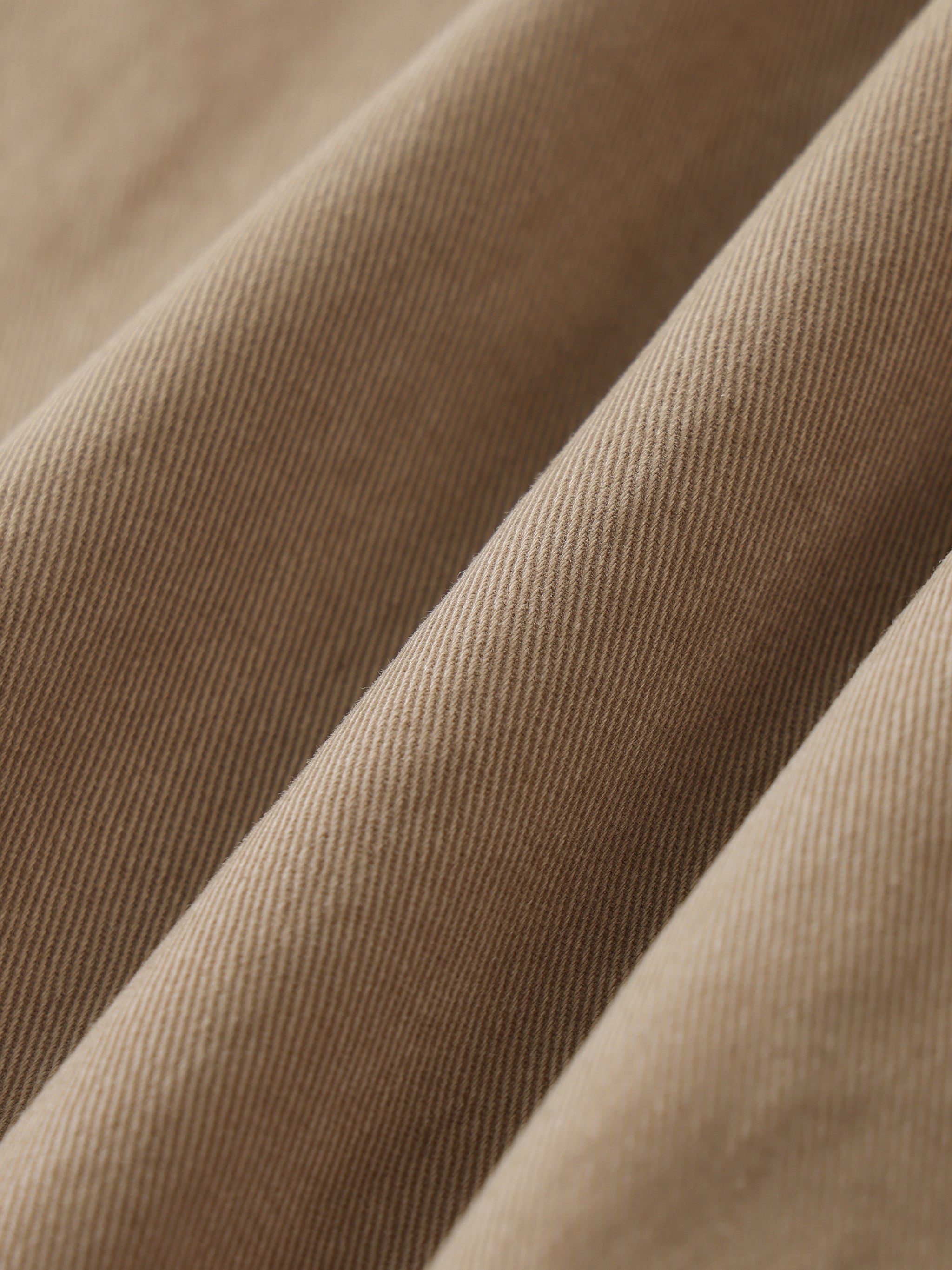100% COTTON ELASTIC WAIST CARGO PANTS