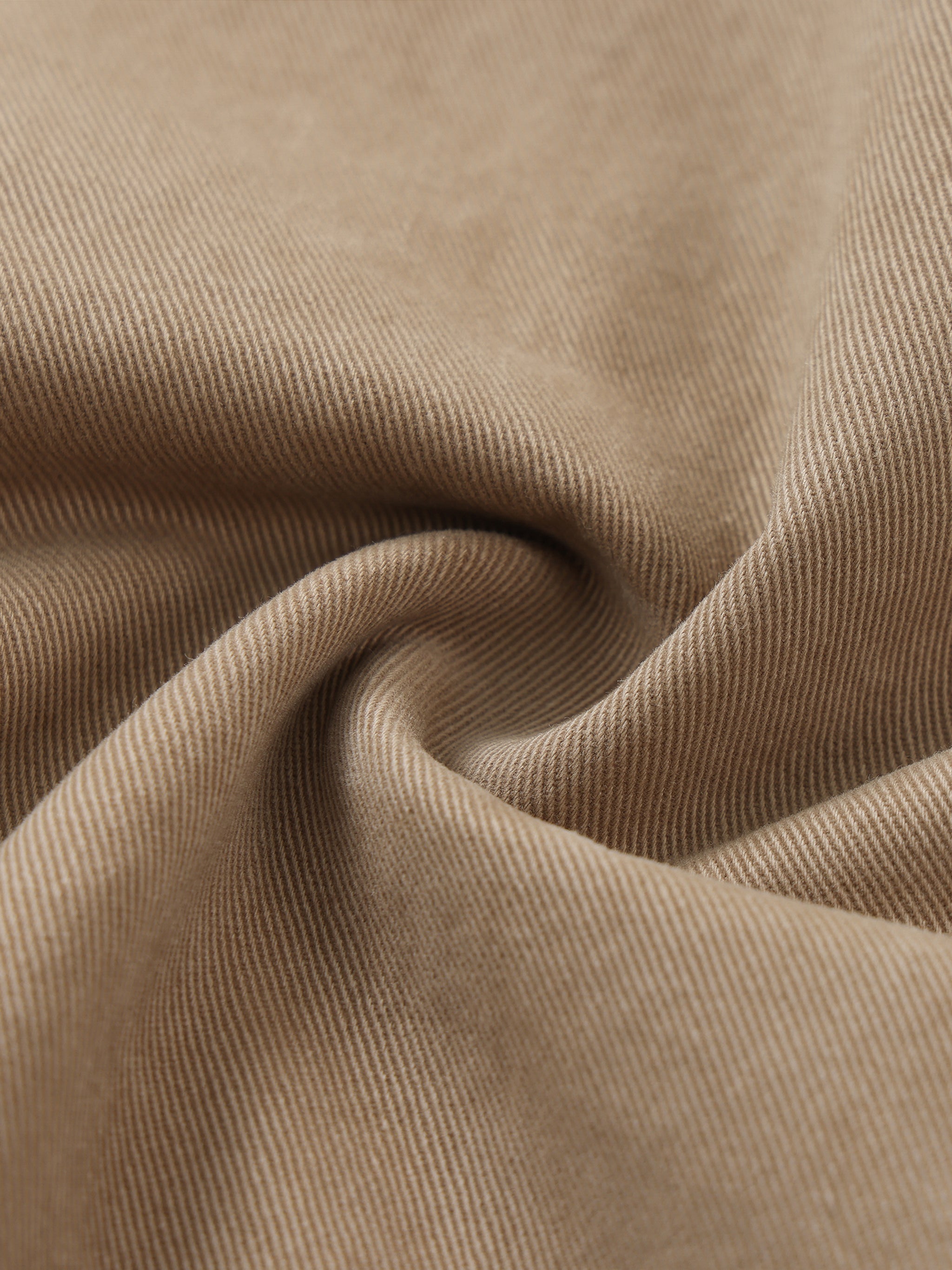 100% COTTON ELASTIC WAIST CARGO PANTS