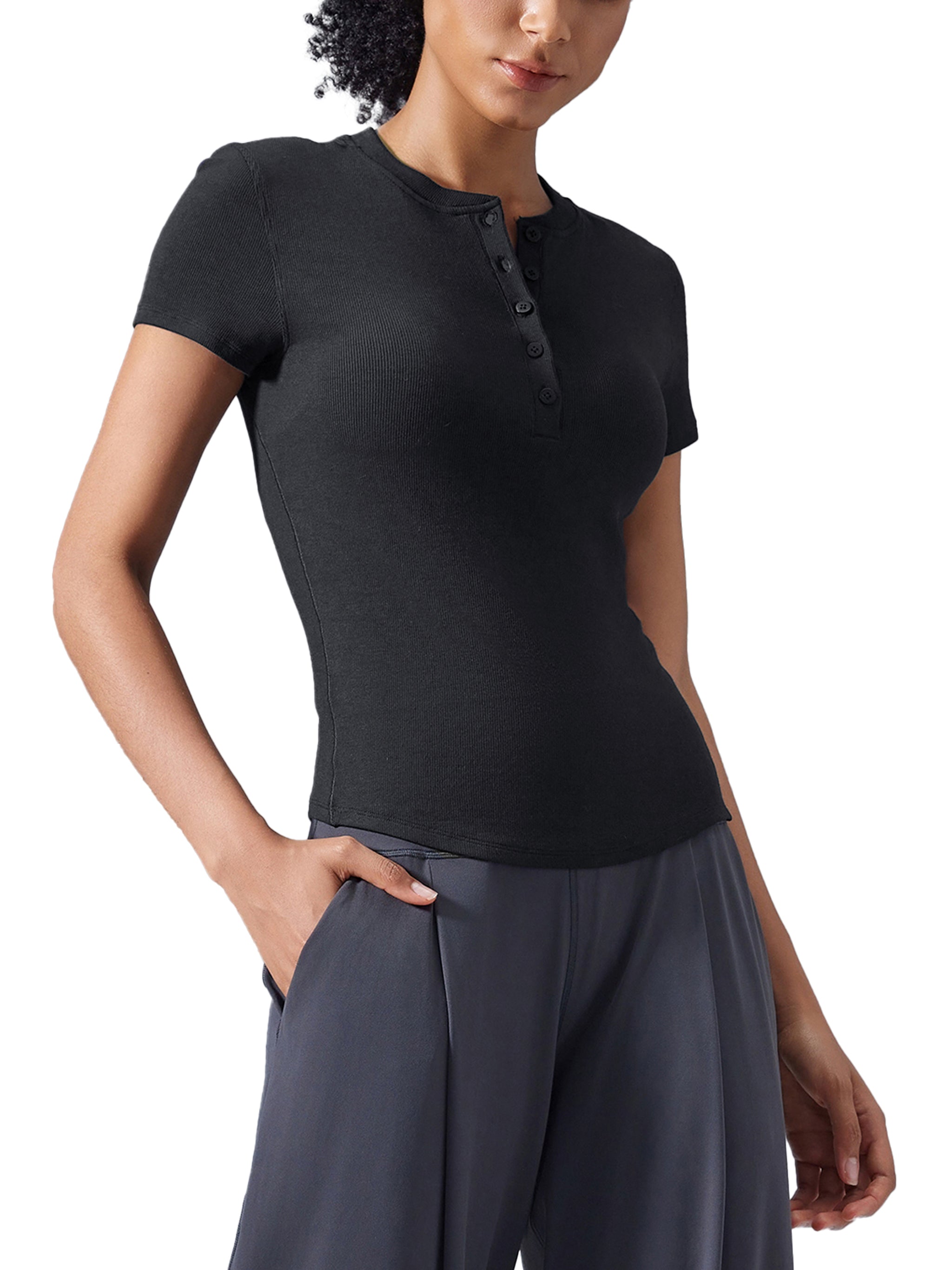 WOMEN'S HENLEY