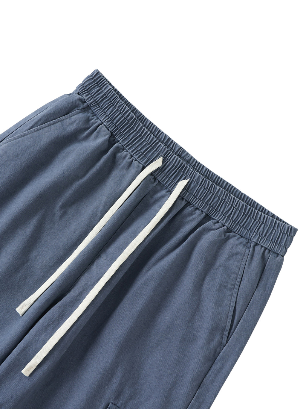 100% COTTON DRAWSTRING CARGO PANTS