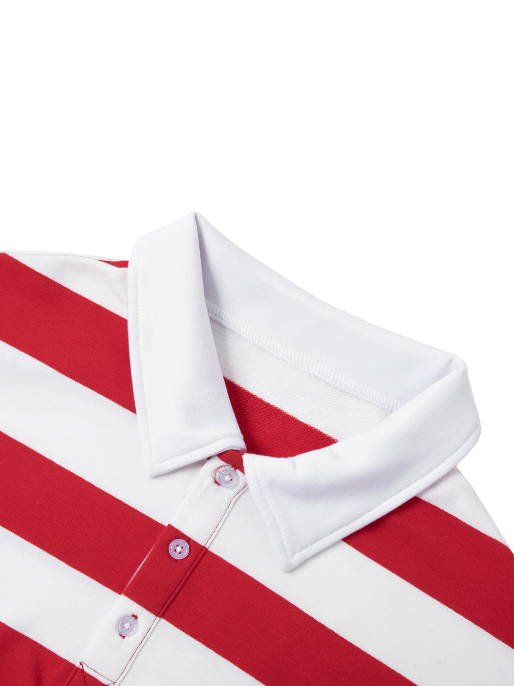 100% COTTON STRIPED POLO LONGSLEEVE
