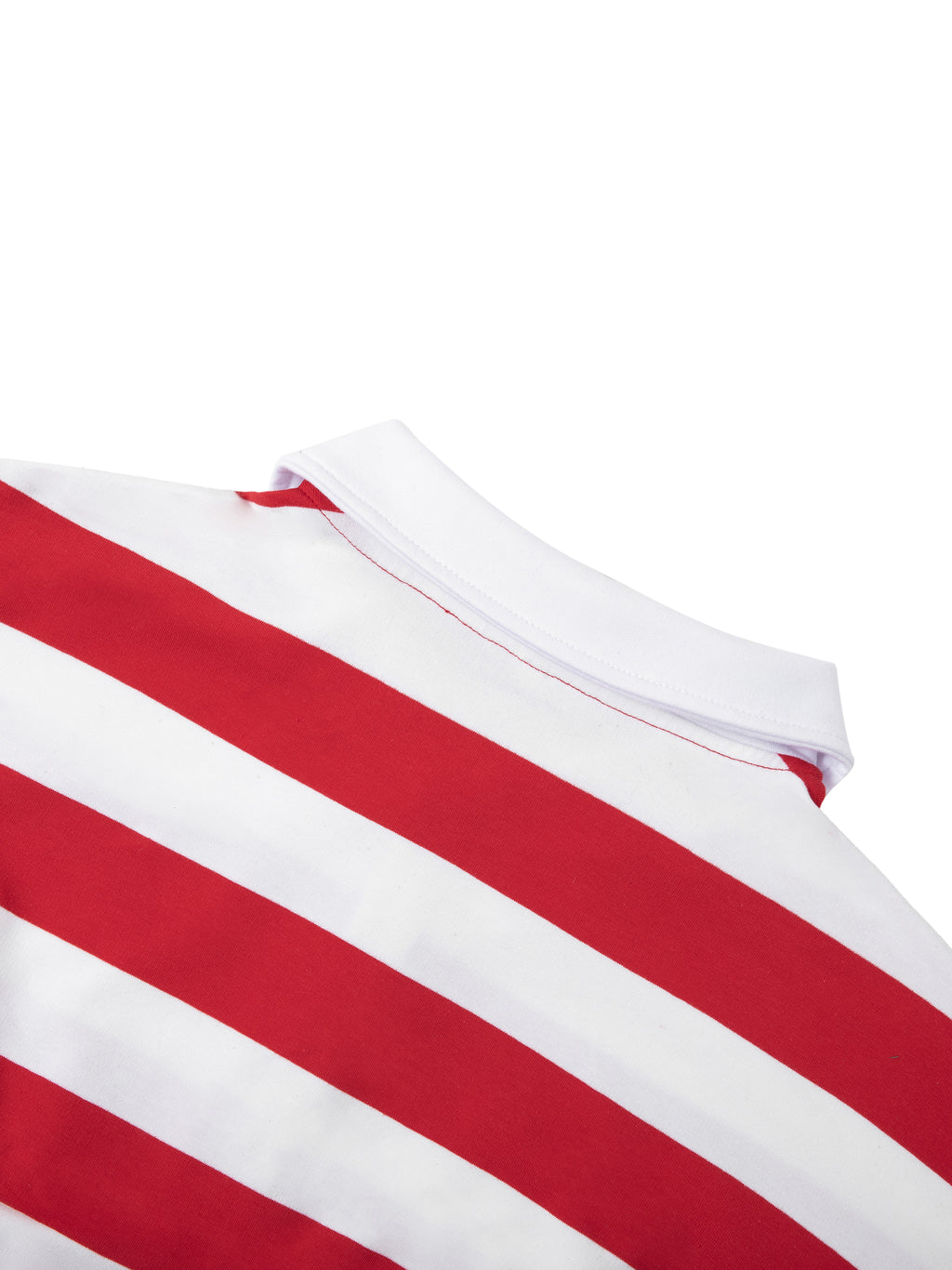 100% COTTON STRIPED POLO LONGSLEEVE