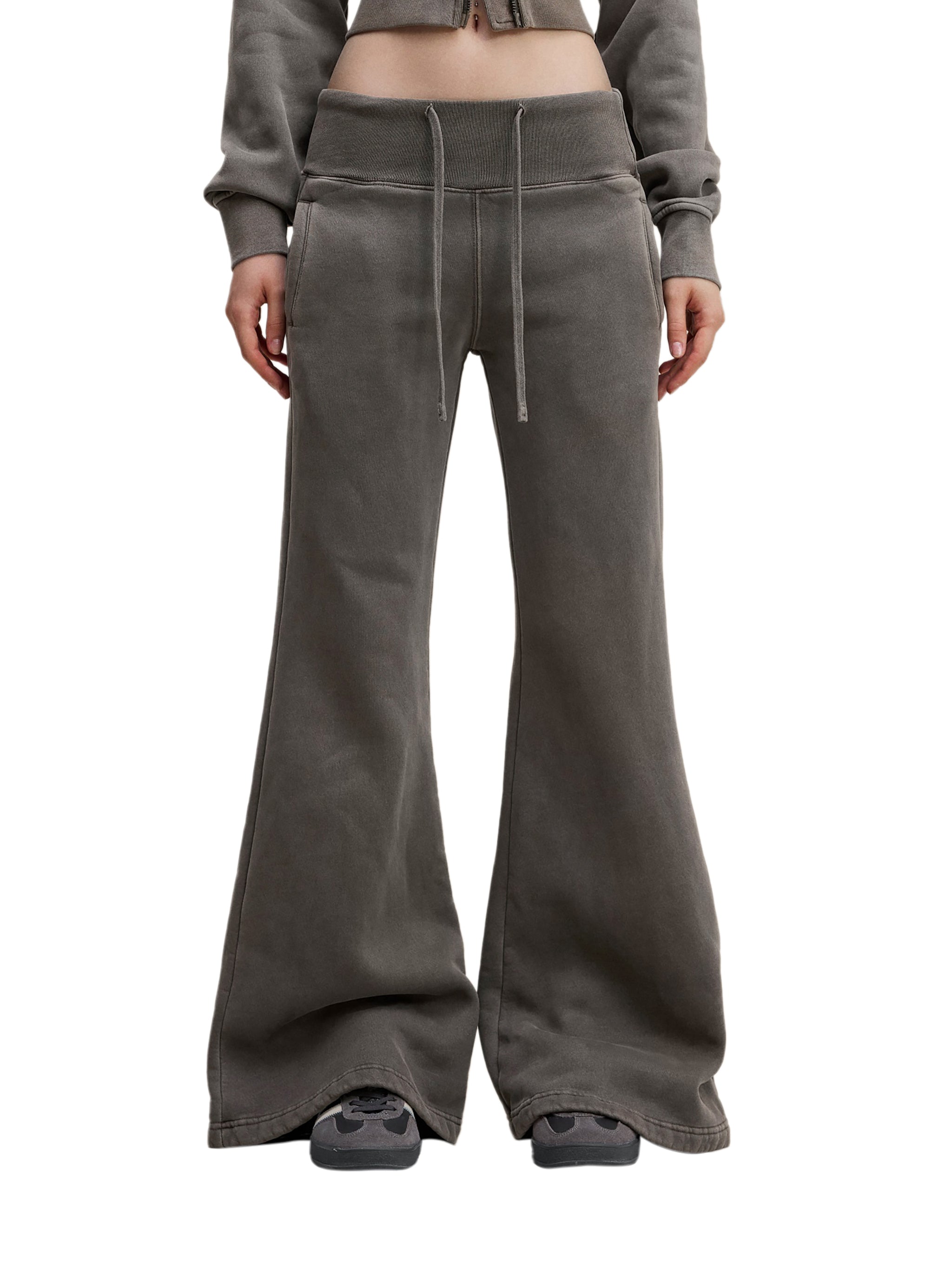 WOMEN'S VINTAGE WASHED FLARED PANTS