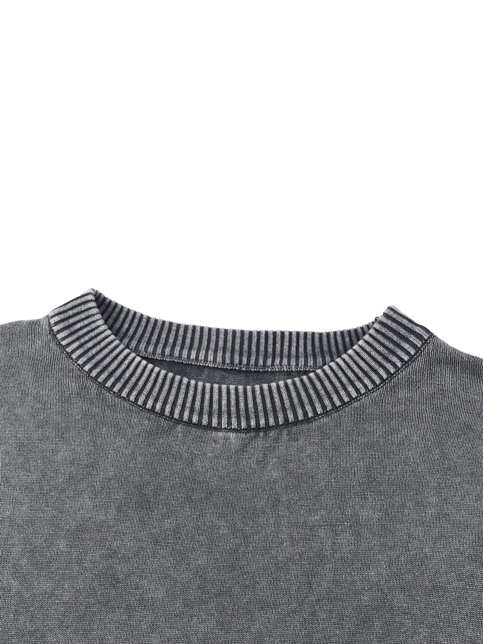 100% COTTON KNIT SWEATER