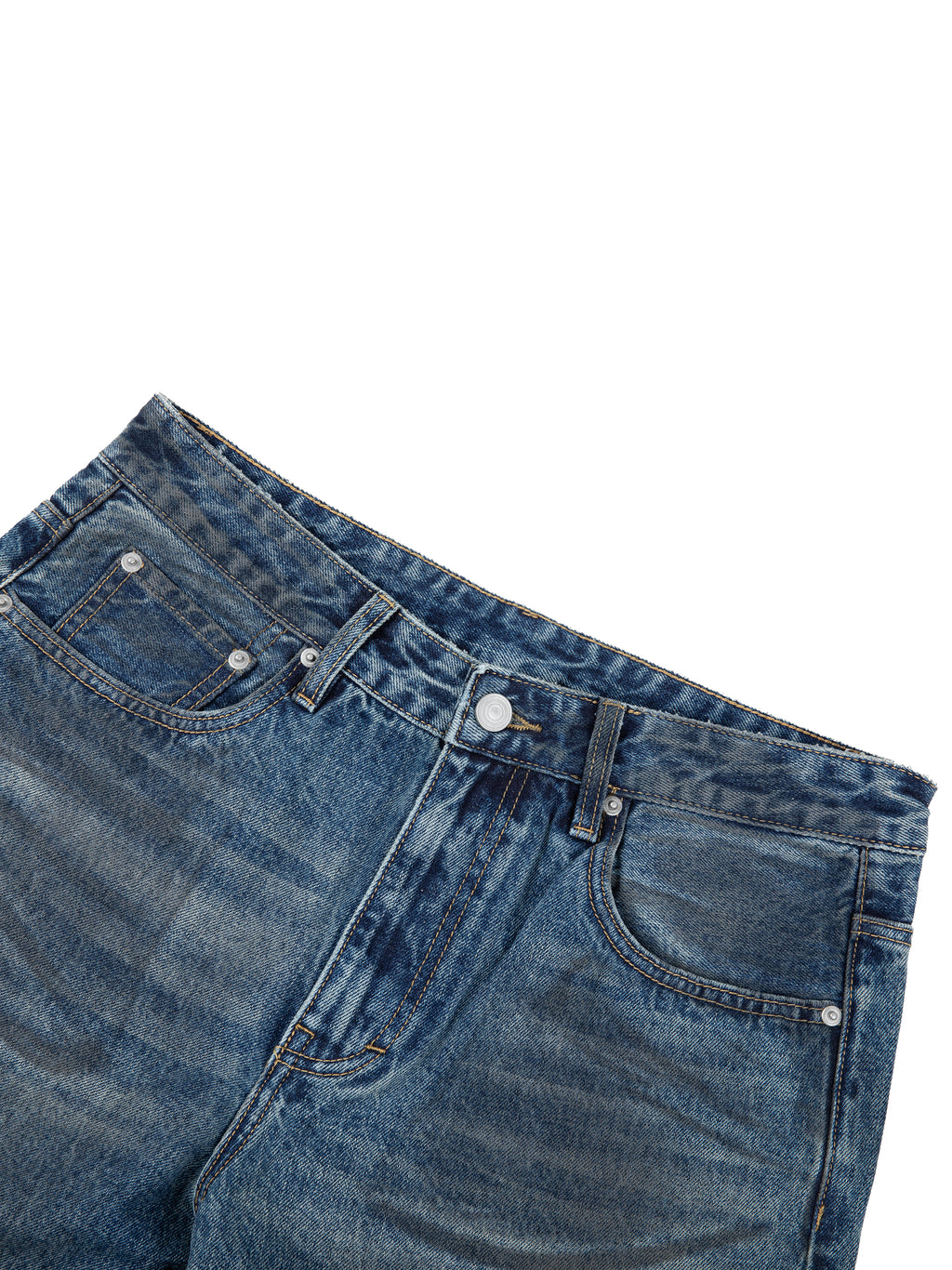 VINTAGE WASHED DENIM JEANS