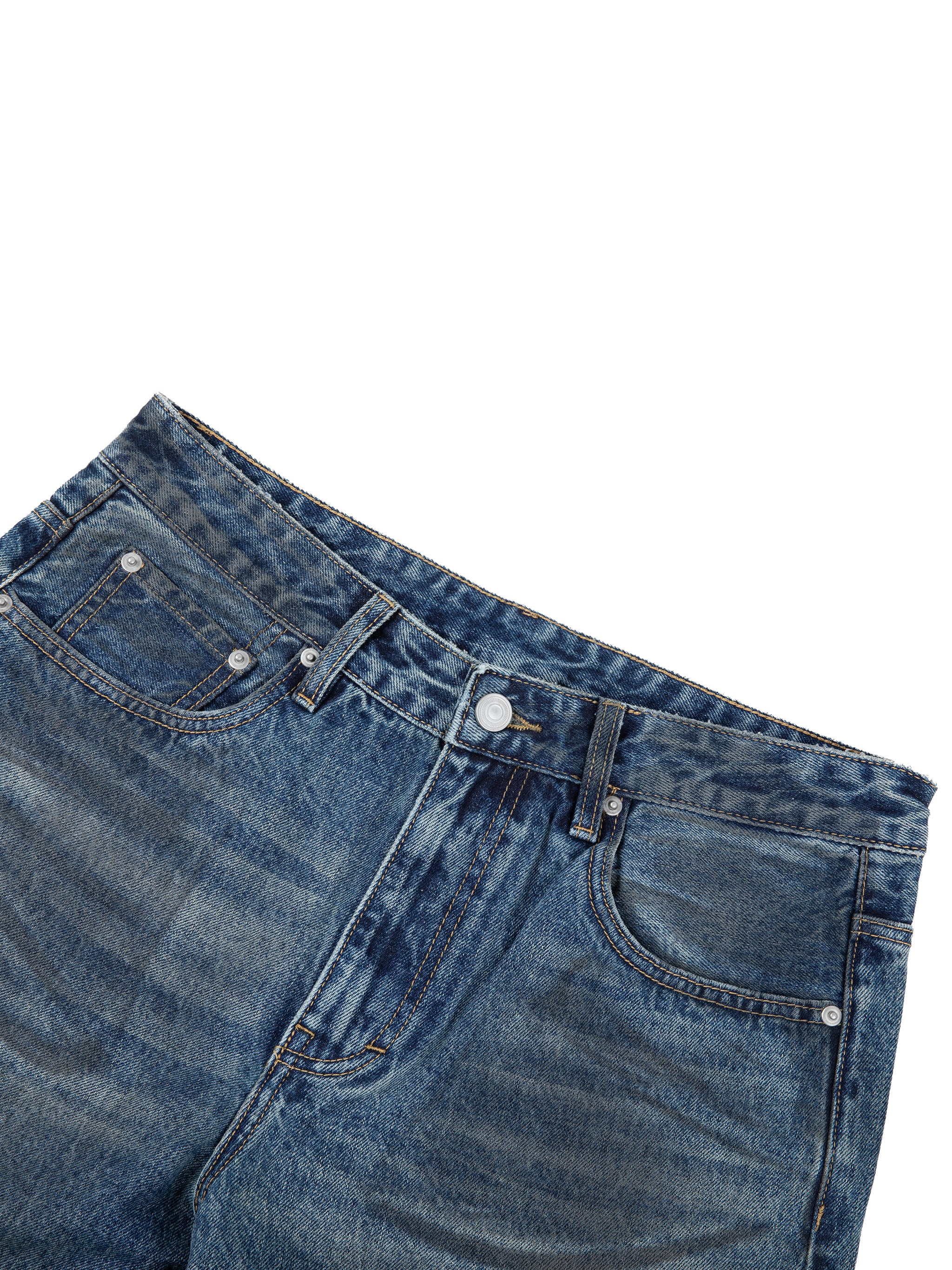 VINTAGE WASHED DENIM JEANS