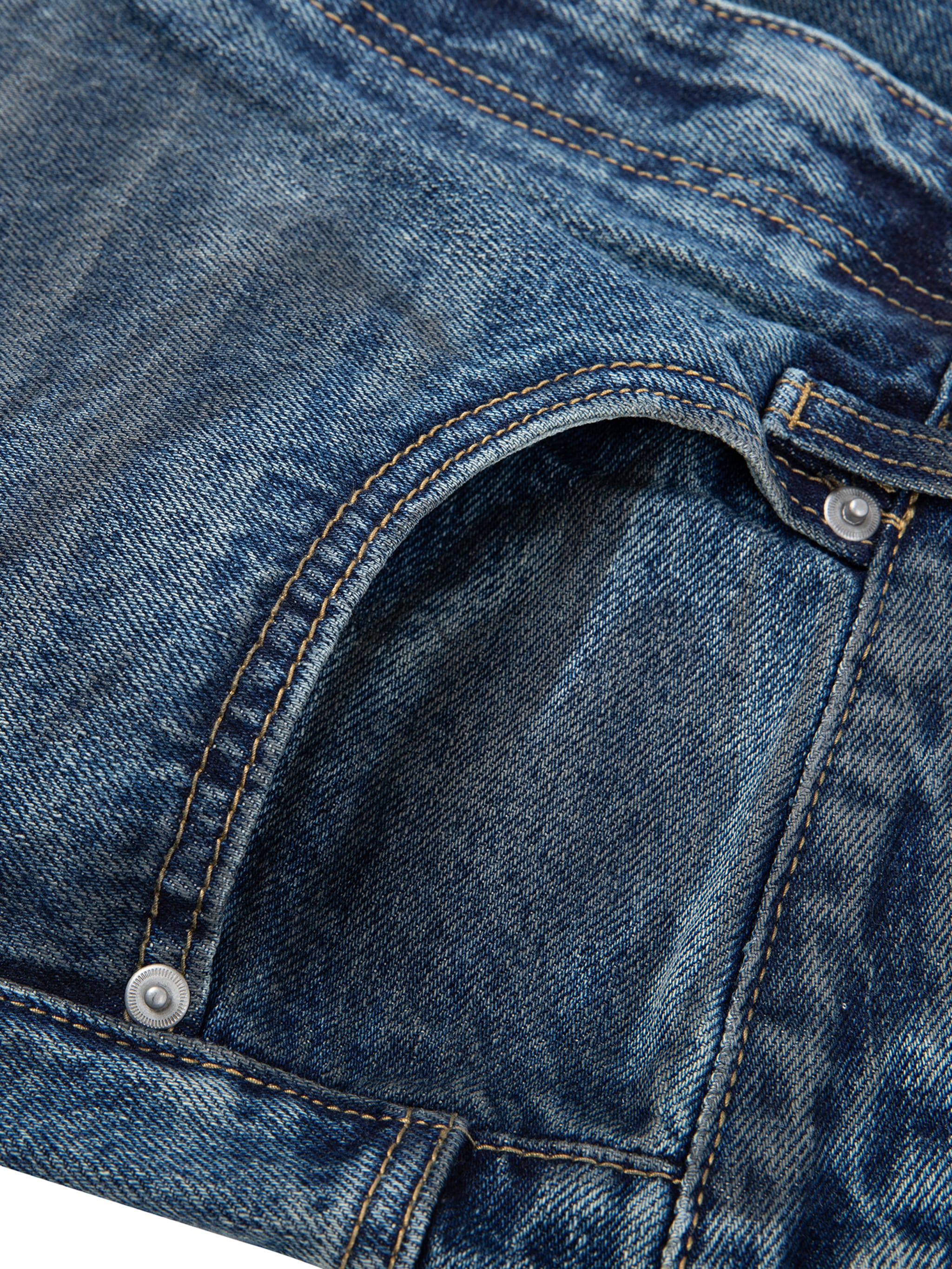 VINTAGE WASHED DENIM JEANS