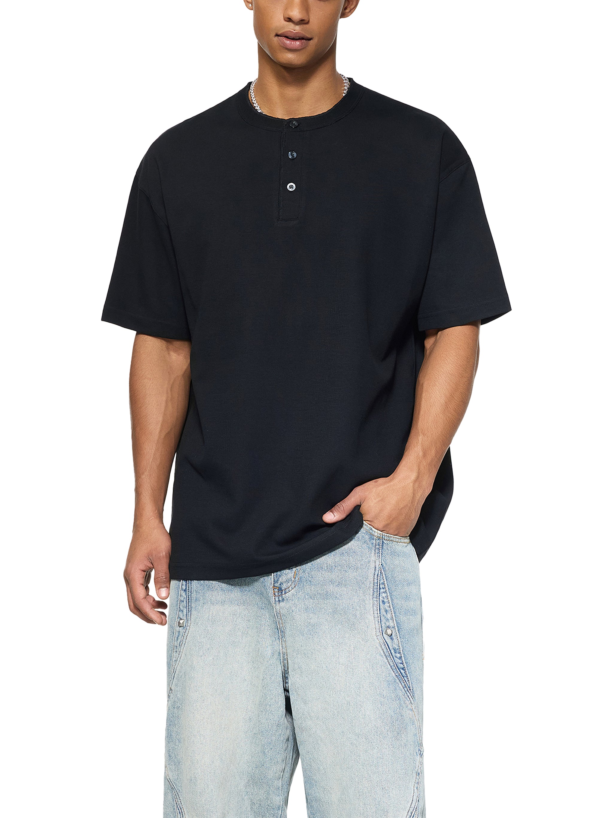 MENS HENLEY