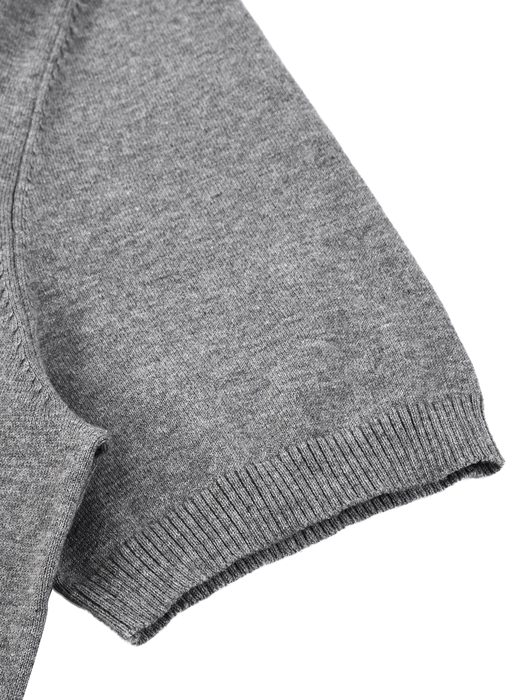 100% COTTON KNIT HENLEY