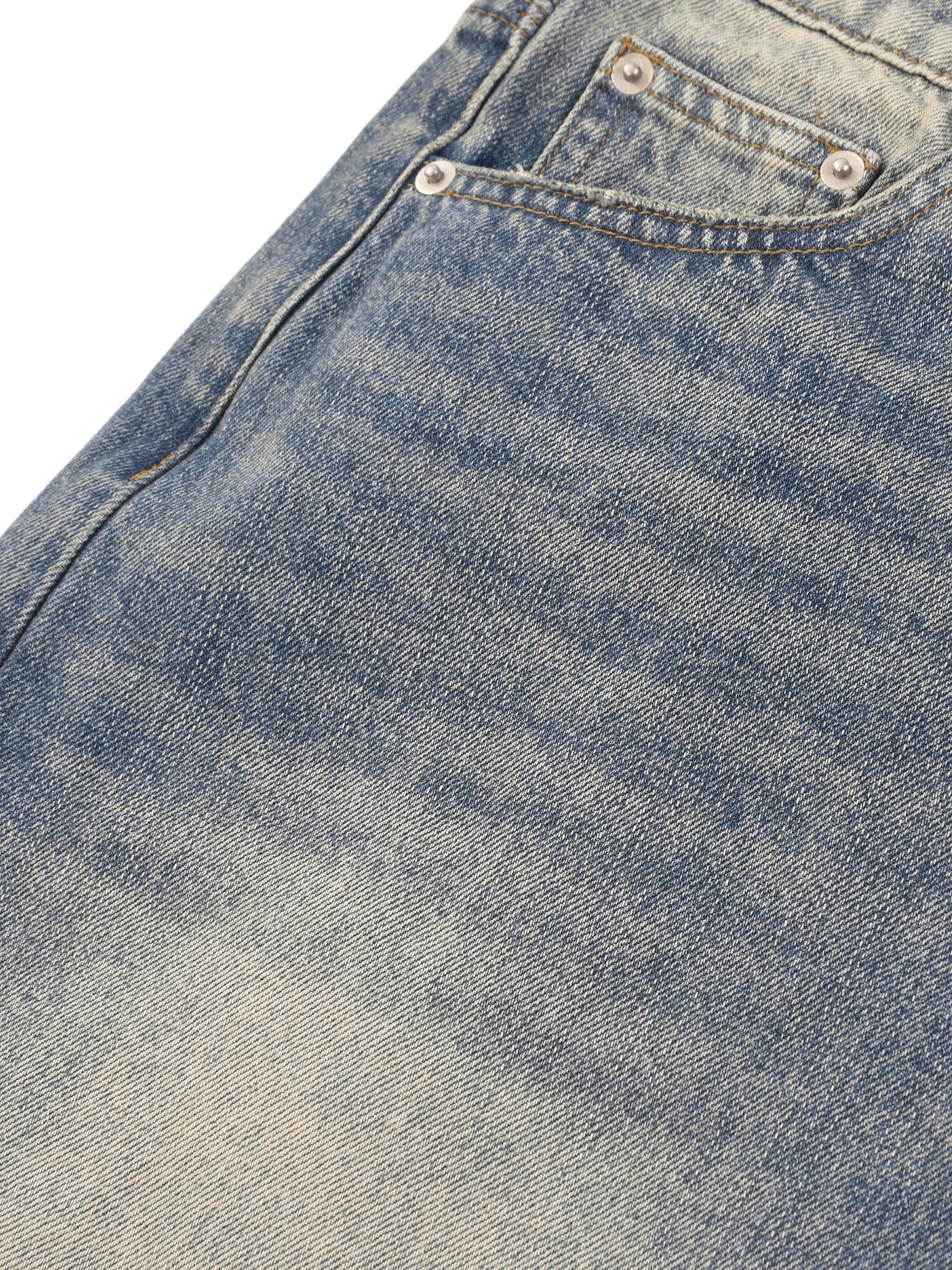 DENIM REPAIR SHORTS