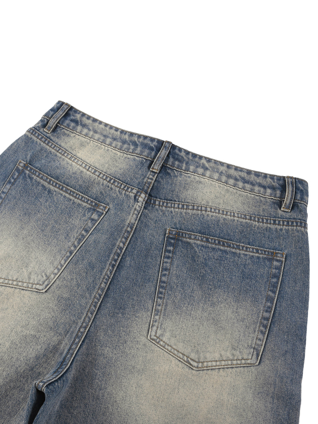 DENIM REPAIR SHORTS