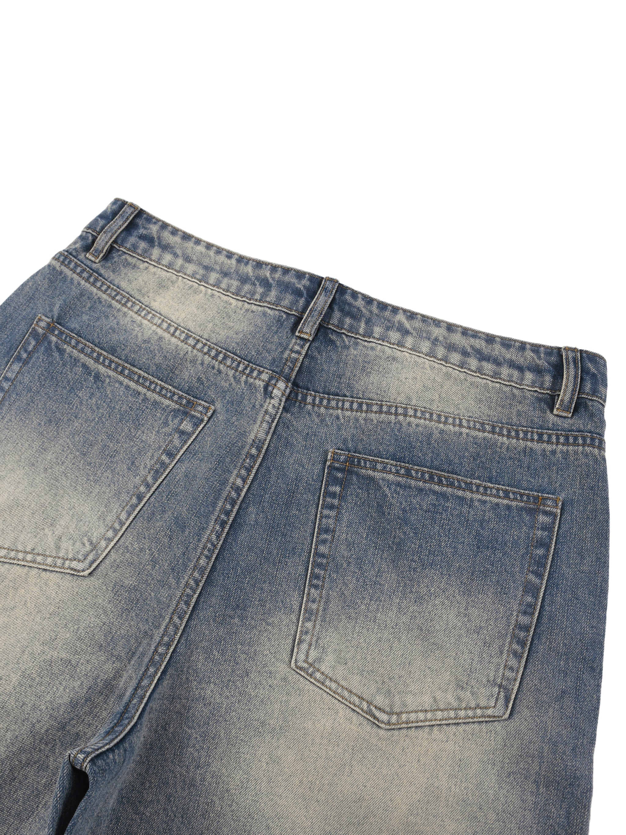 DENIM REPAIR SHORTS