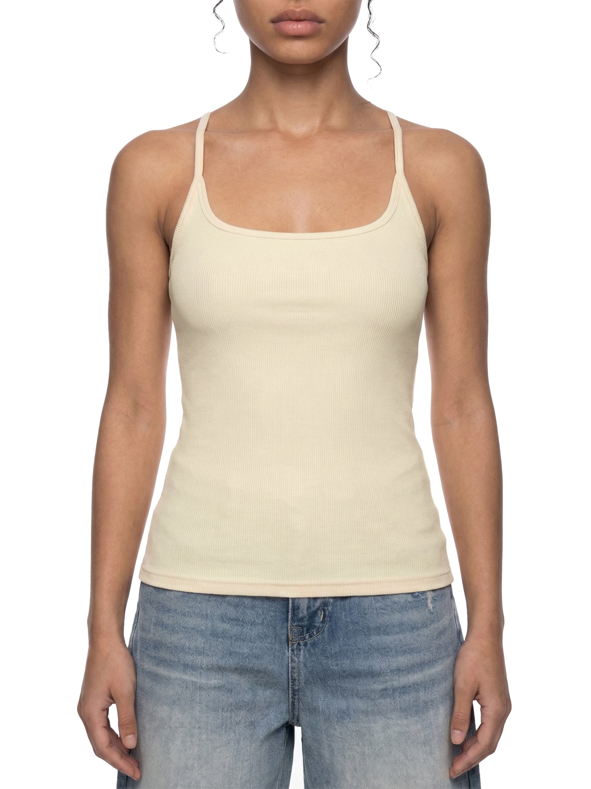 WOMEN'S RIBBED TANK TOP