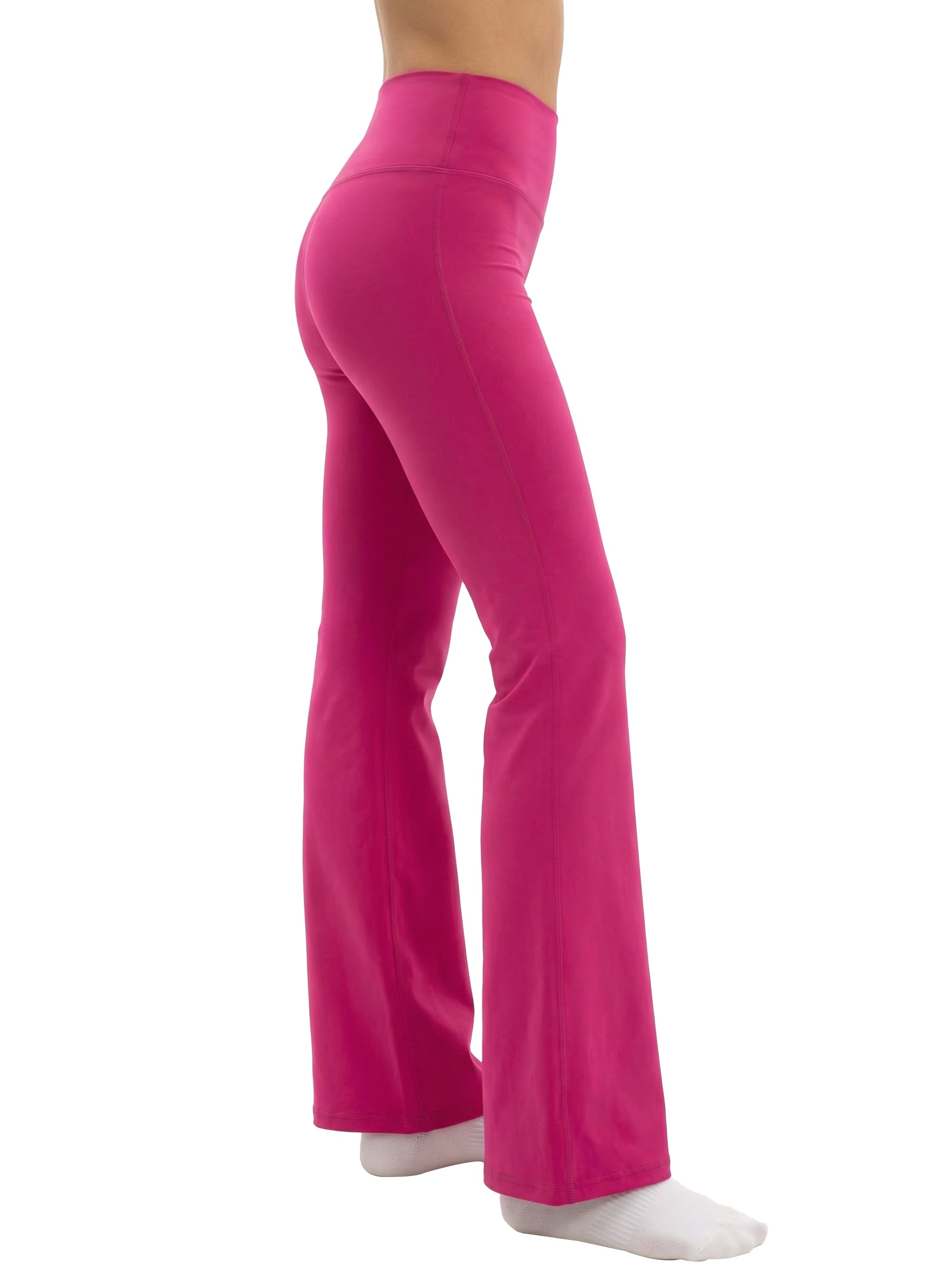 WOMEN'S HIGH WAISTED FLARE LEGGINGS