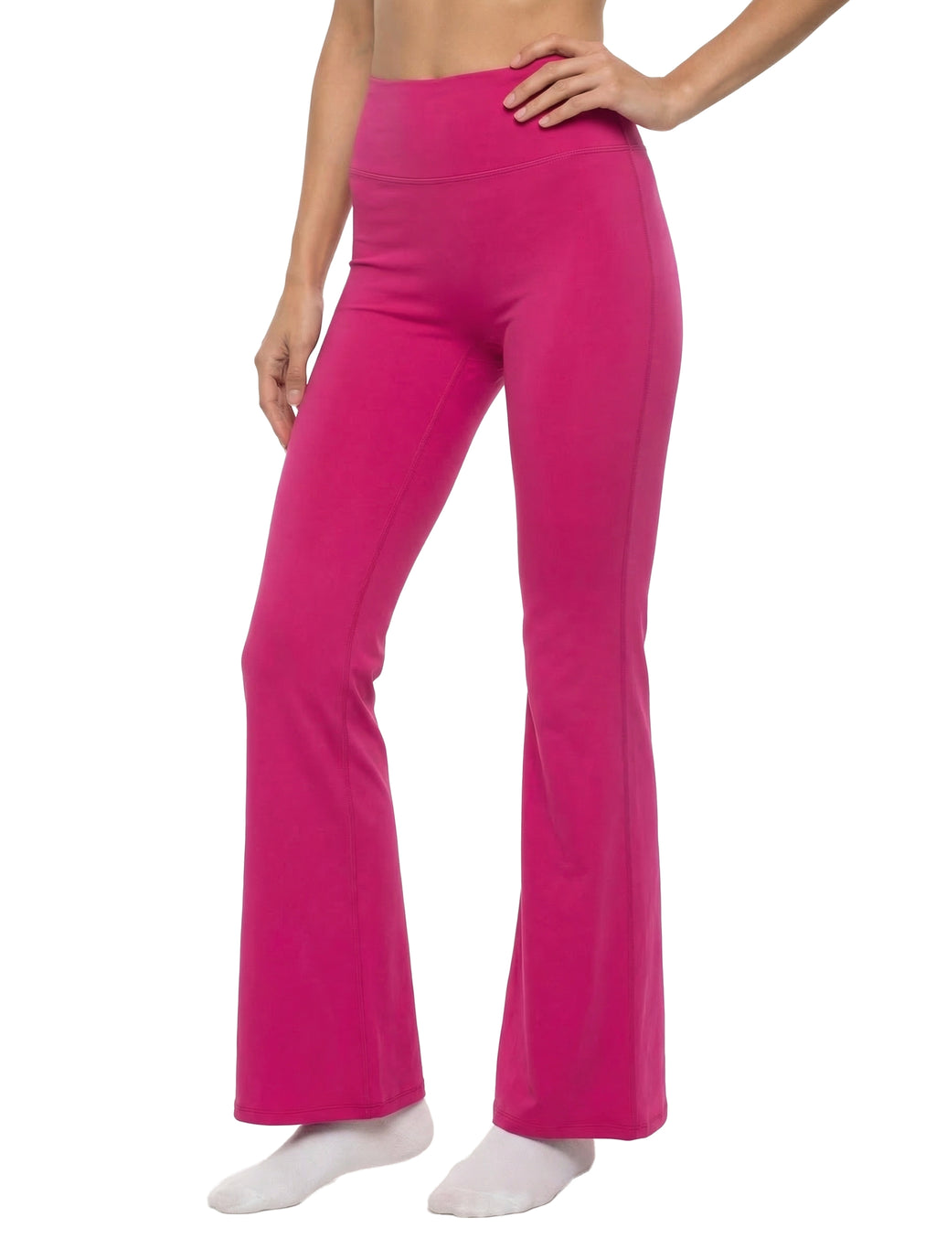 WOMEN'S HIGH WAISTED FLARE LEGGINGS