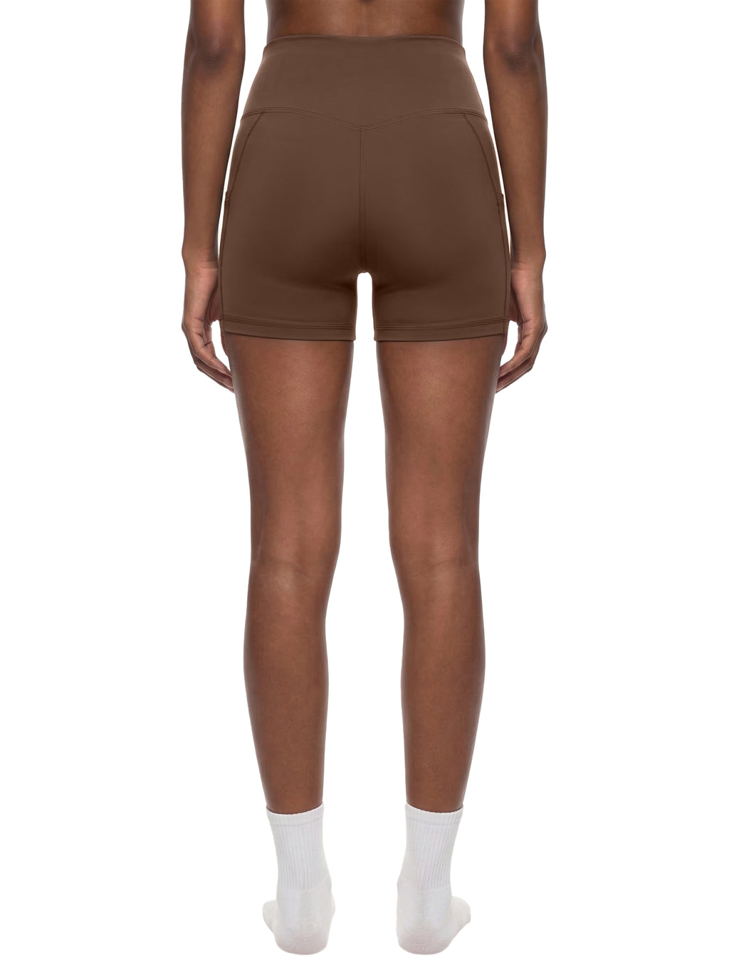 WOMEN'S HIGH WAISTED POCKET BICKER SHORTS