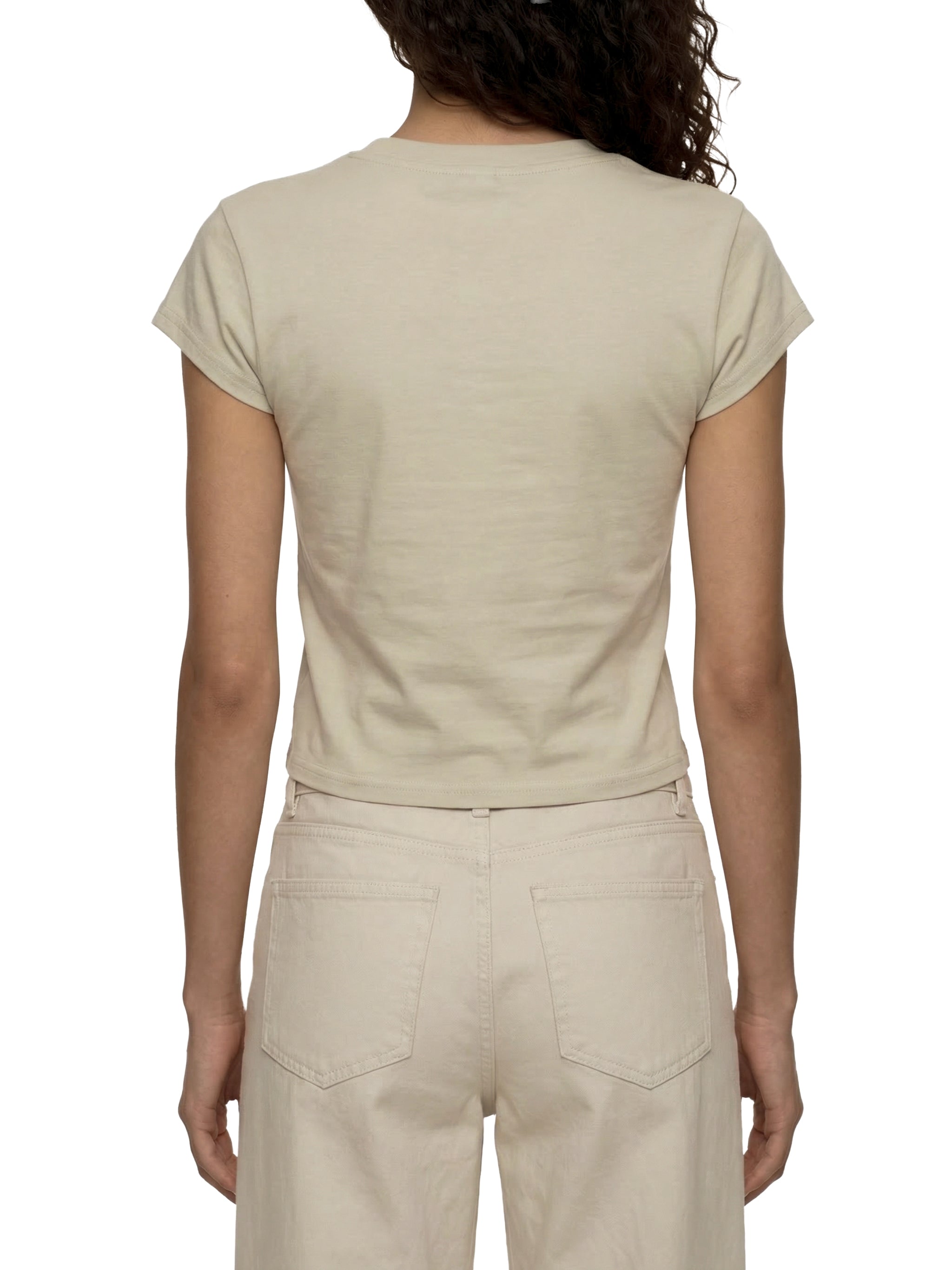 WOMEN'S SLIM CROPPED T-SHIRT