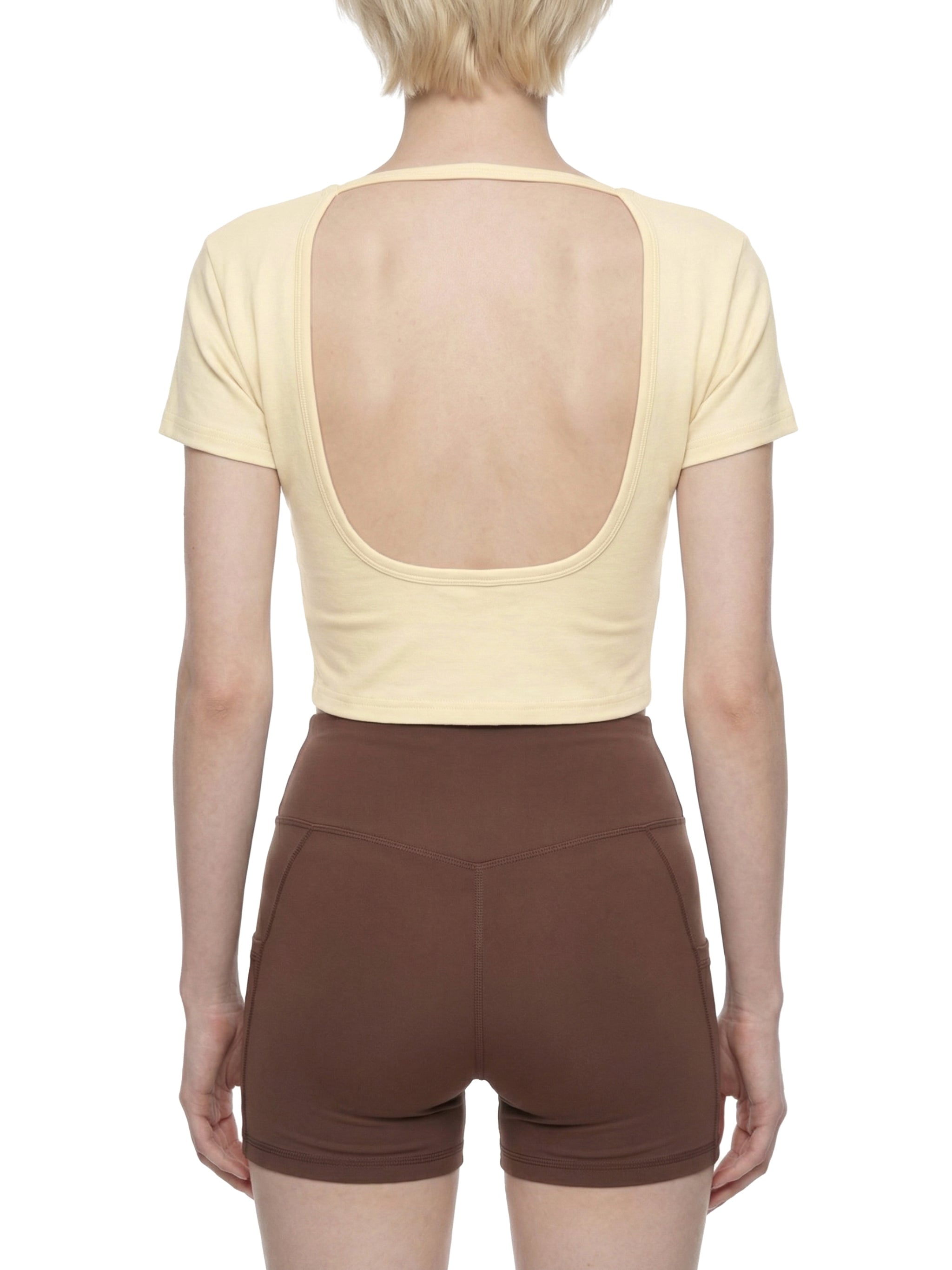 WOMEN'S SQUARE NECK CROP TOP