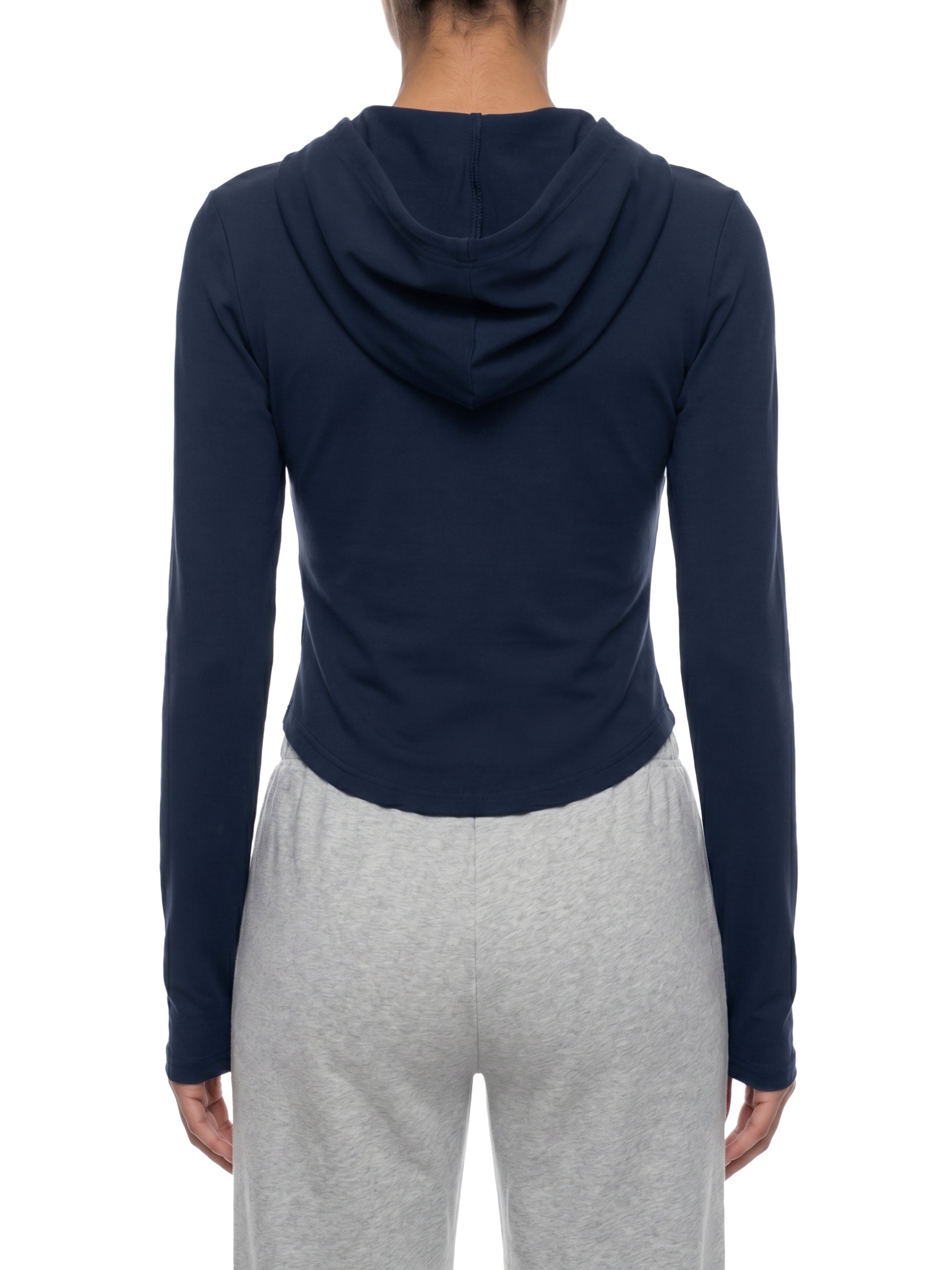 WOMEN'S SLIM ZIPPER HOODIE