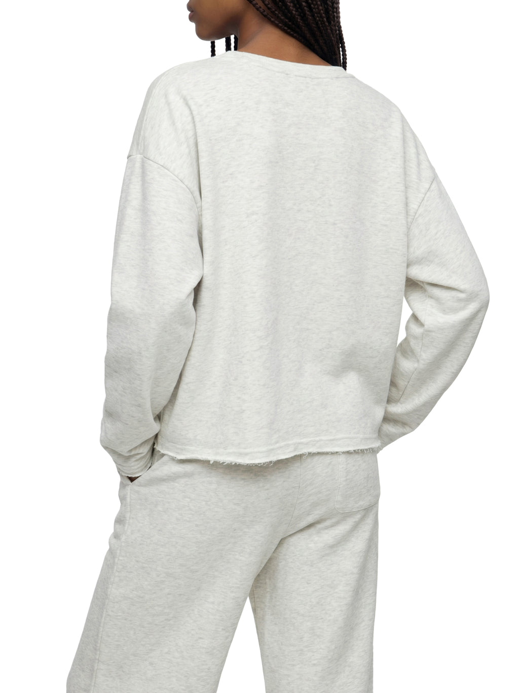 WOMEN'S RAW HEM LONGSLEEVE