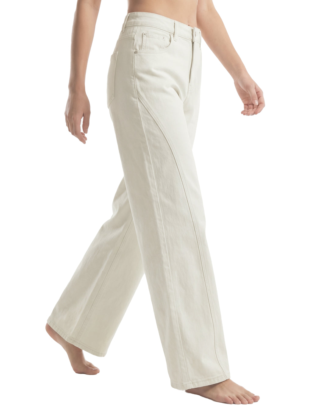 WOMEN'S 100% COTTON FLARED JEANS