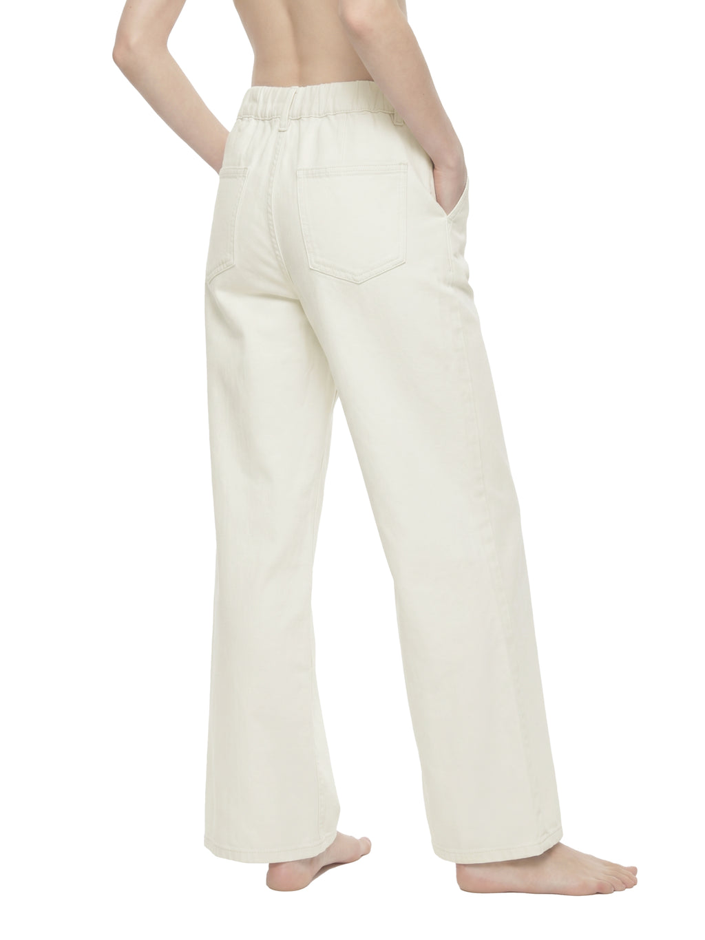 WOMEN'S 100% COTTON FLARED JEANS