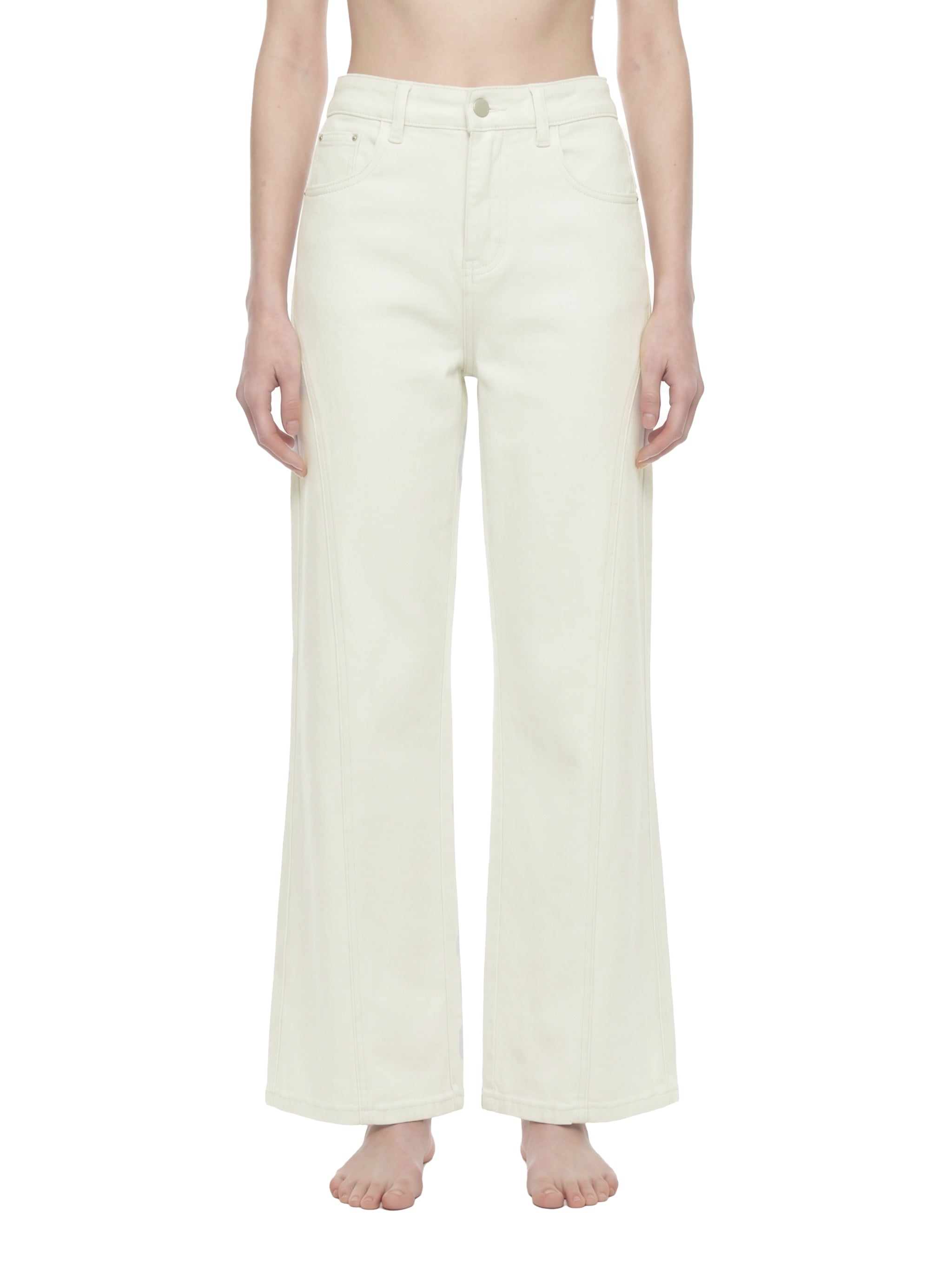 WOMEN'S 100% COTTON FLARED JEANS