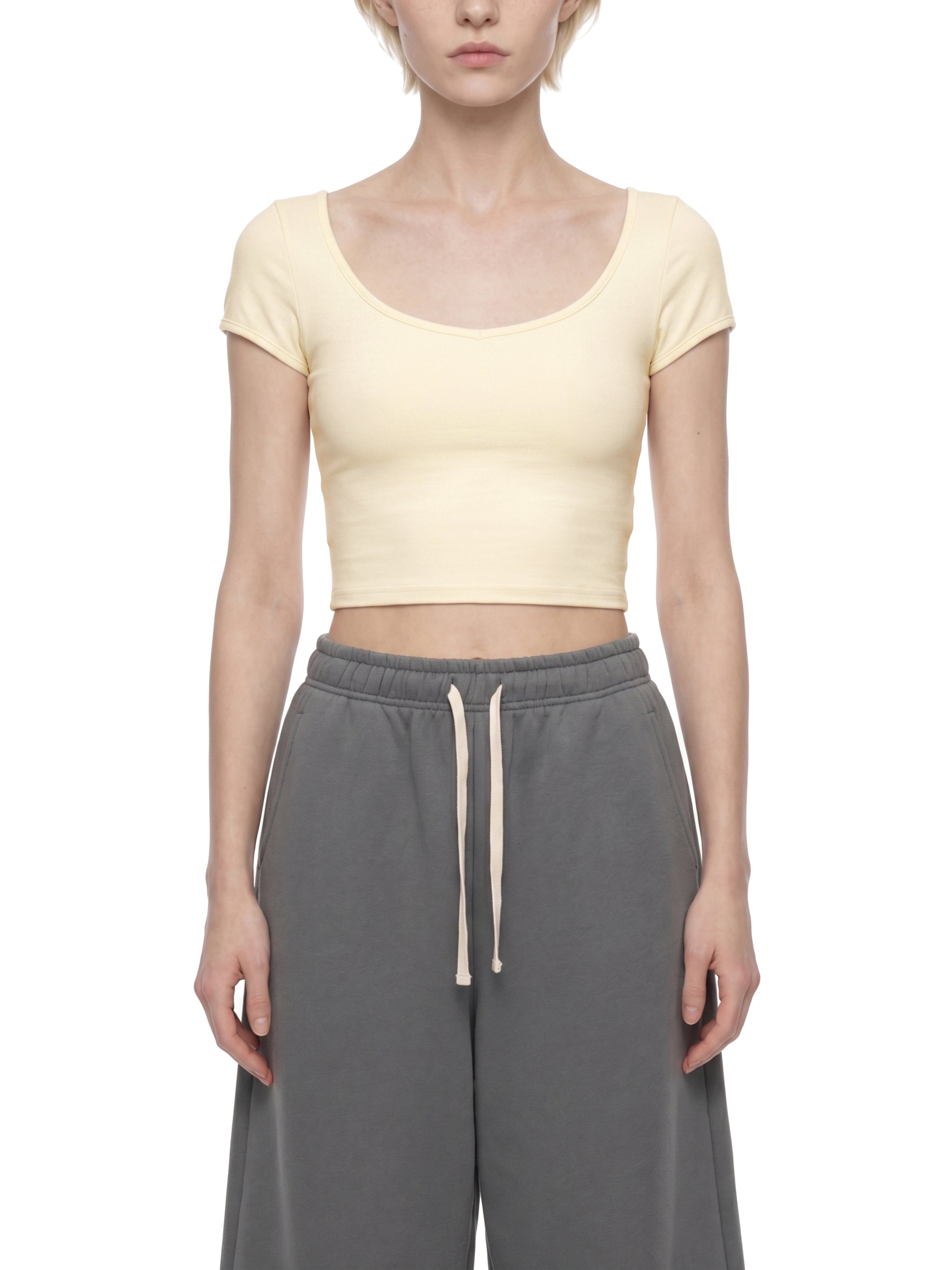 WOMEN'S SLIM CROP TOP